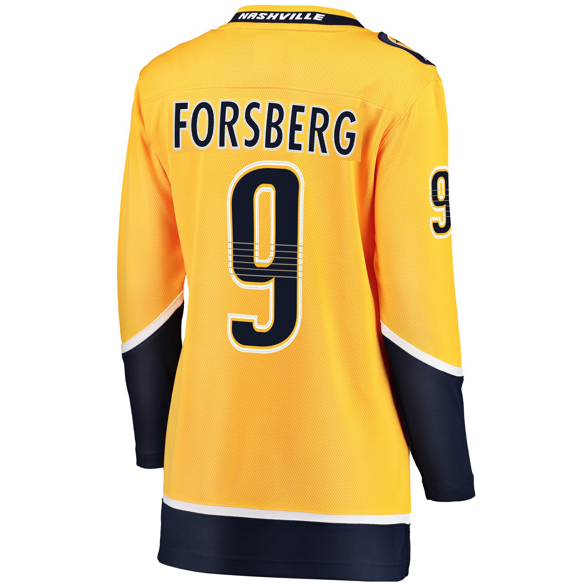 Filip Forsberg Nashville Predators Fanatics Women’s Breakaway Player Jersey – Gold Clowdercats