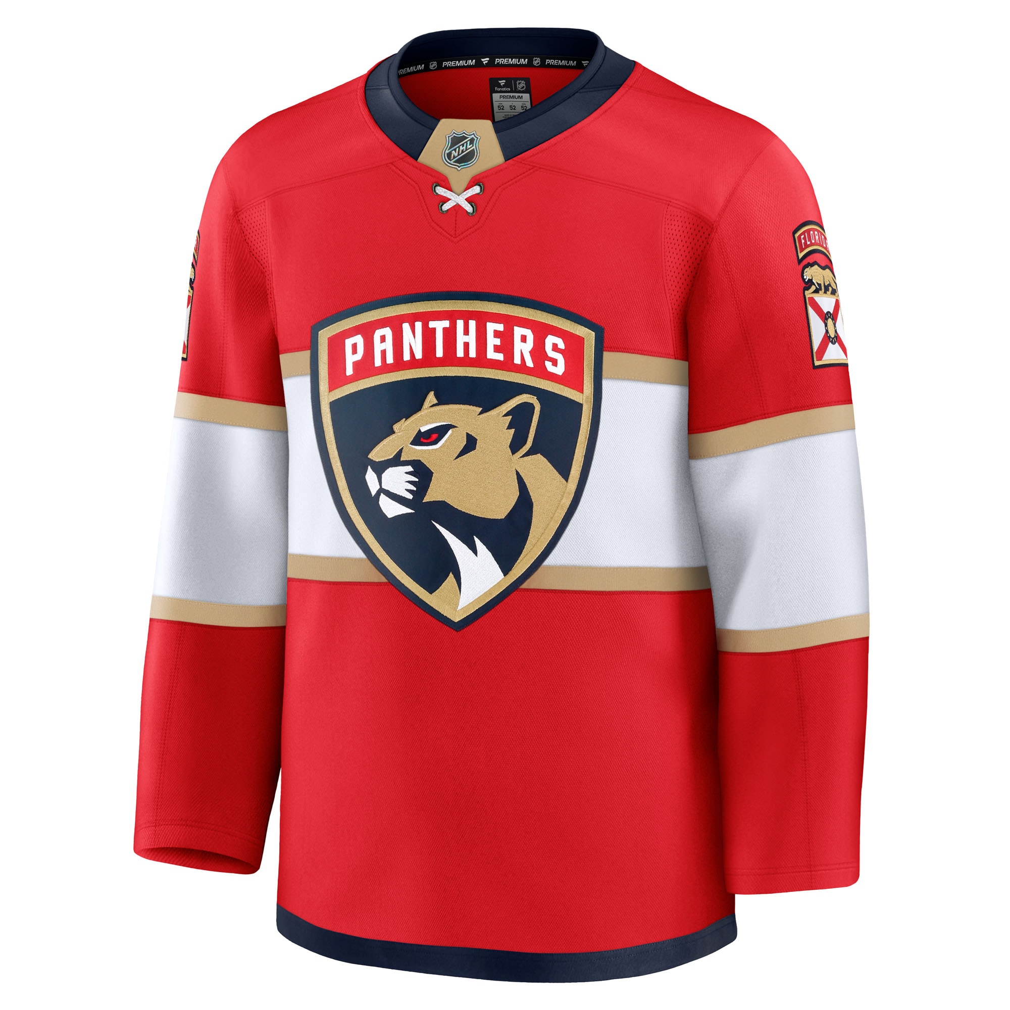 Florida Panthers Fanatics Home Premium Jersey – Red Clowdercats