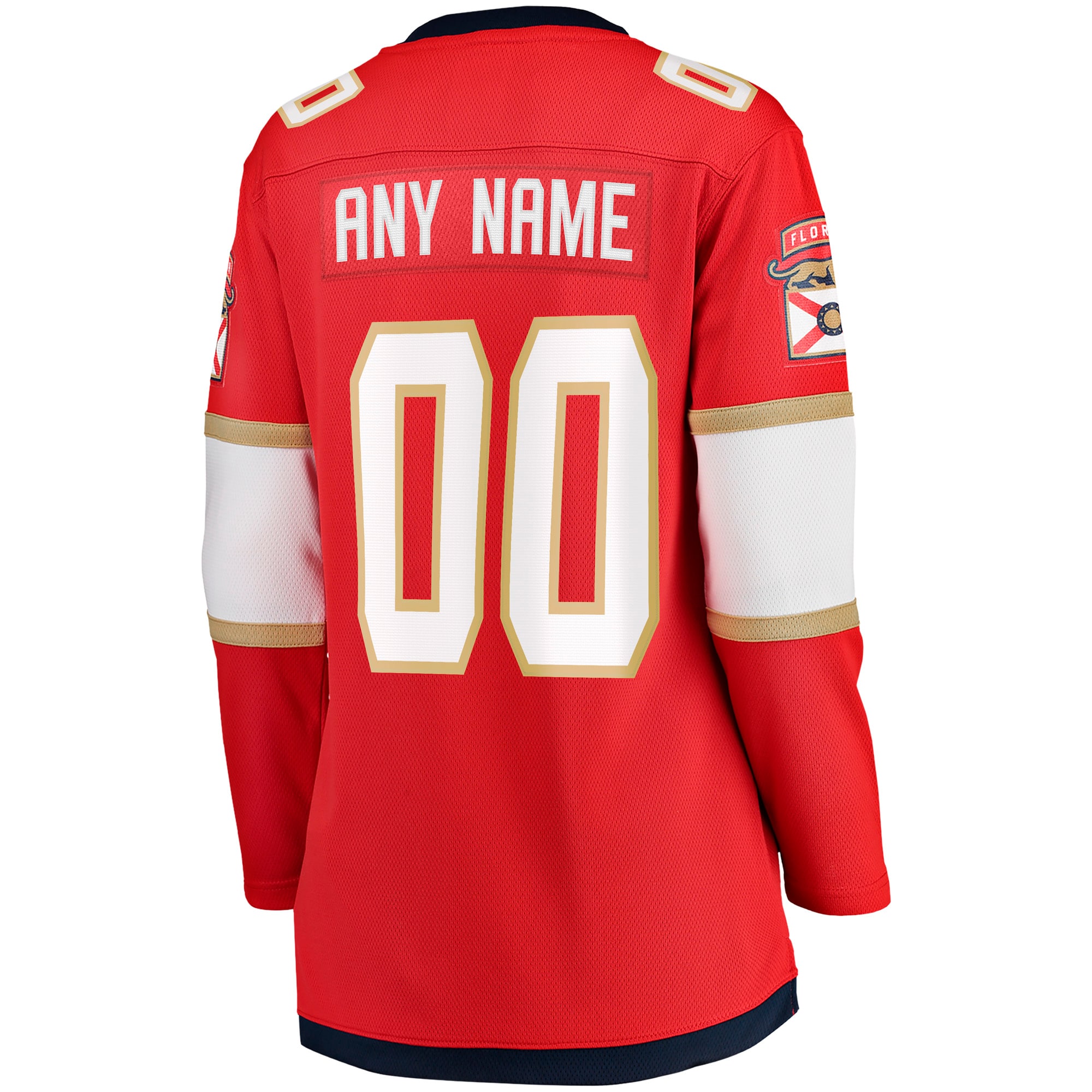 Florida Panthers Fanatics Women’s Home Breakaway Custom Jersey – Red Clowdercats