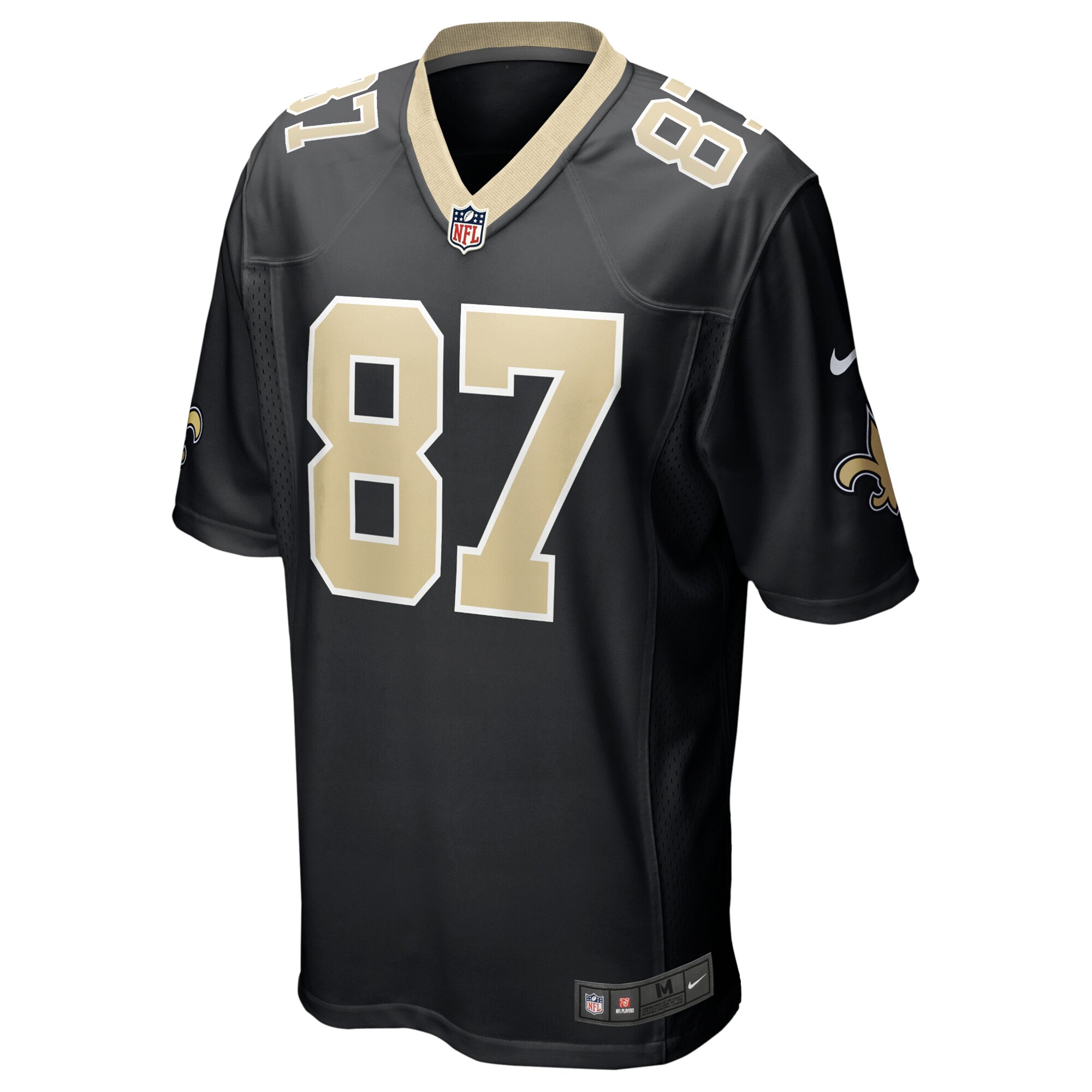 Foster Moreau New Orleans Saints Nike Game Jersey – Black Clowdercats