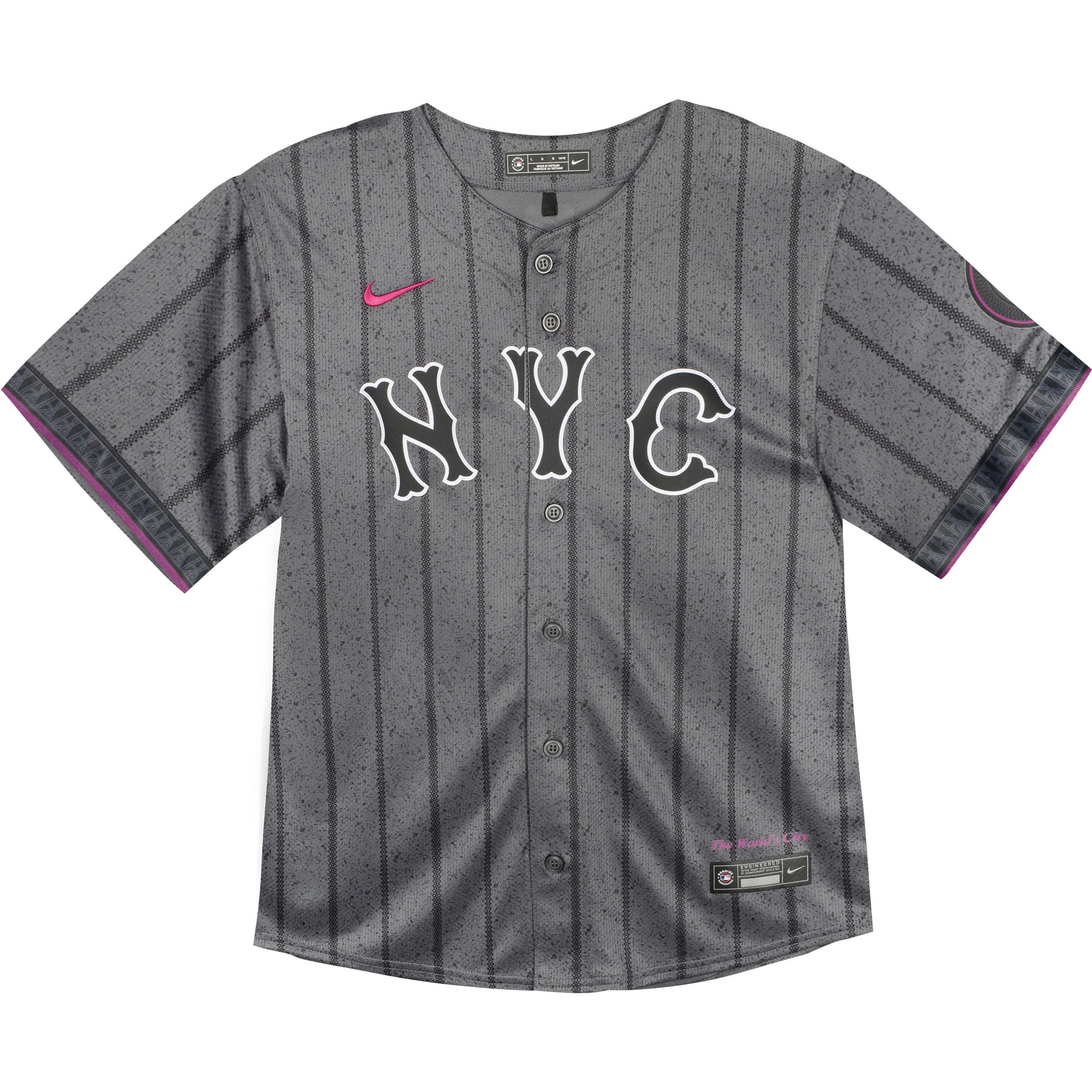 Francisco Lindor New York Mets Nike Toddler 2024 City Connect Limited Player Jersey – Graphite