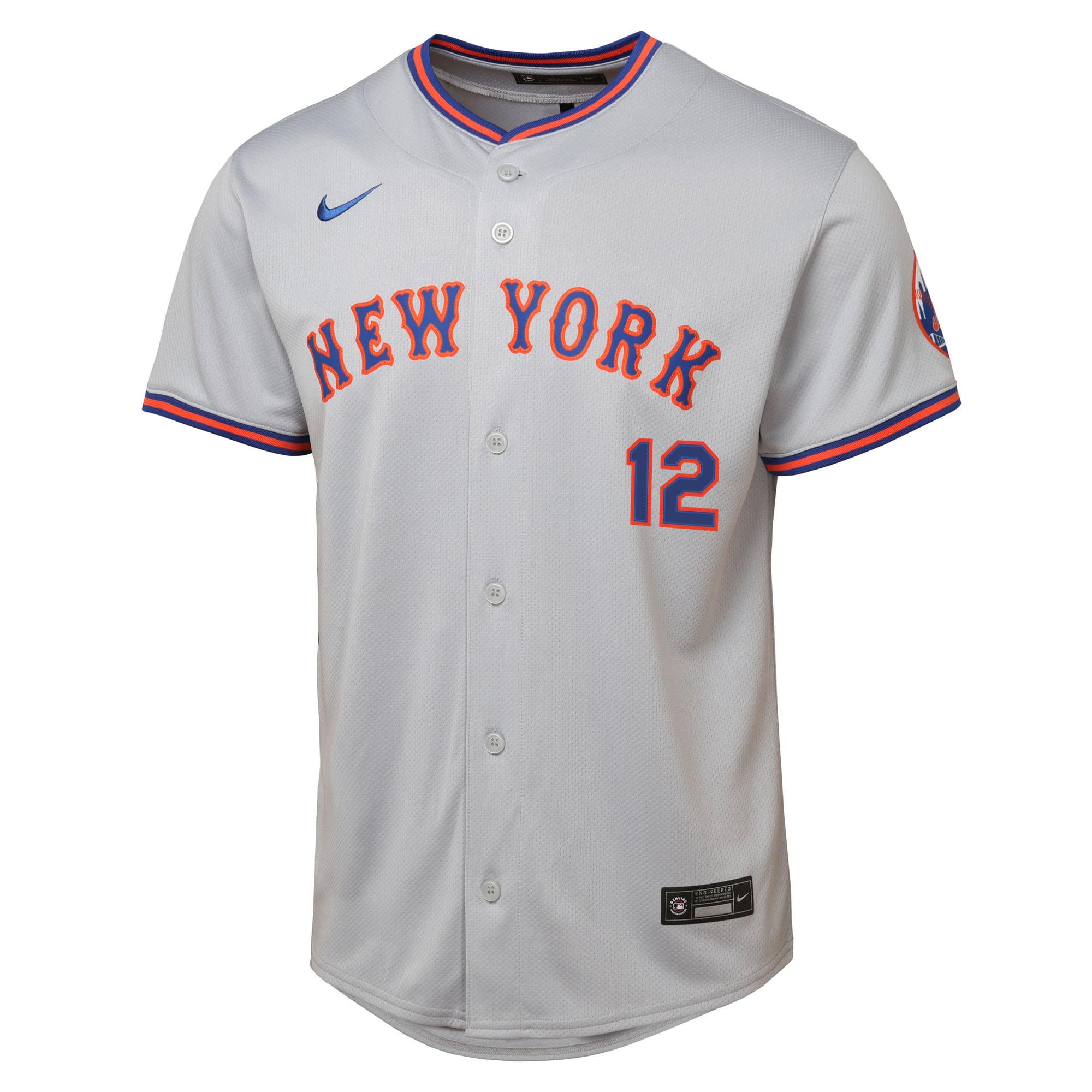 Francisco Lindor New York Mets Nike Youth Road Limited Jersey – Gray