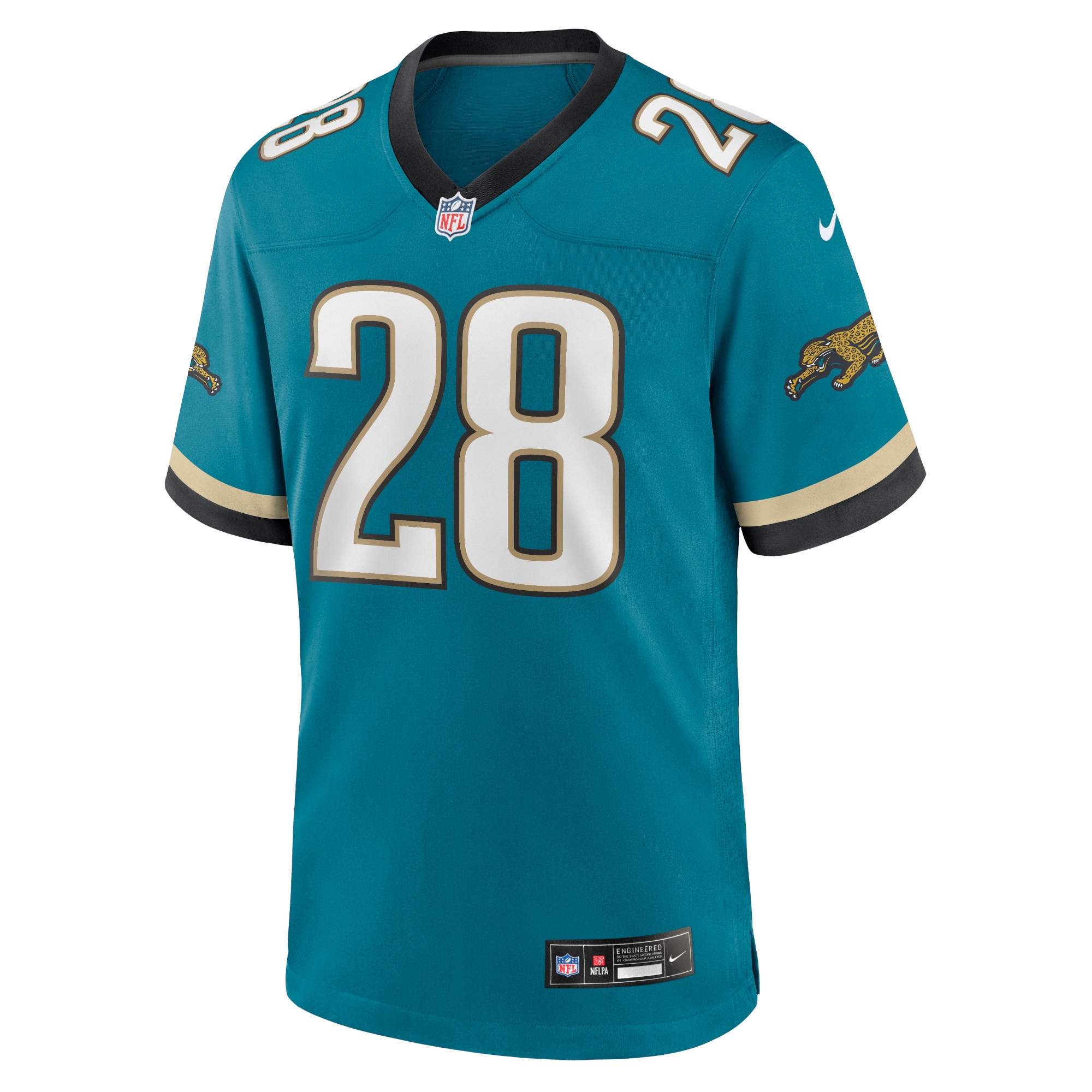 Fred Taylor Jacksonville Jaguars Nike Prowler Throwback Retired Player Game Jersey – Teal Clowdercats