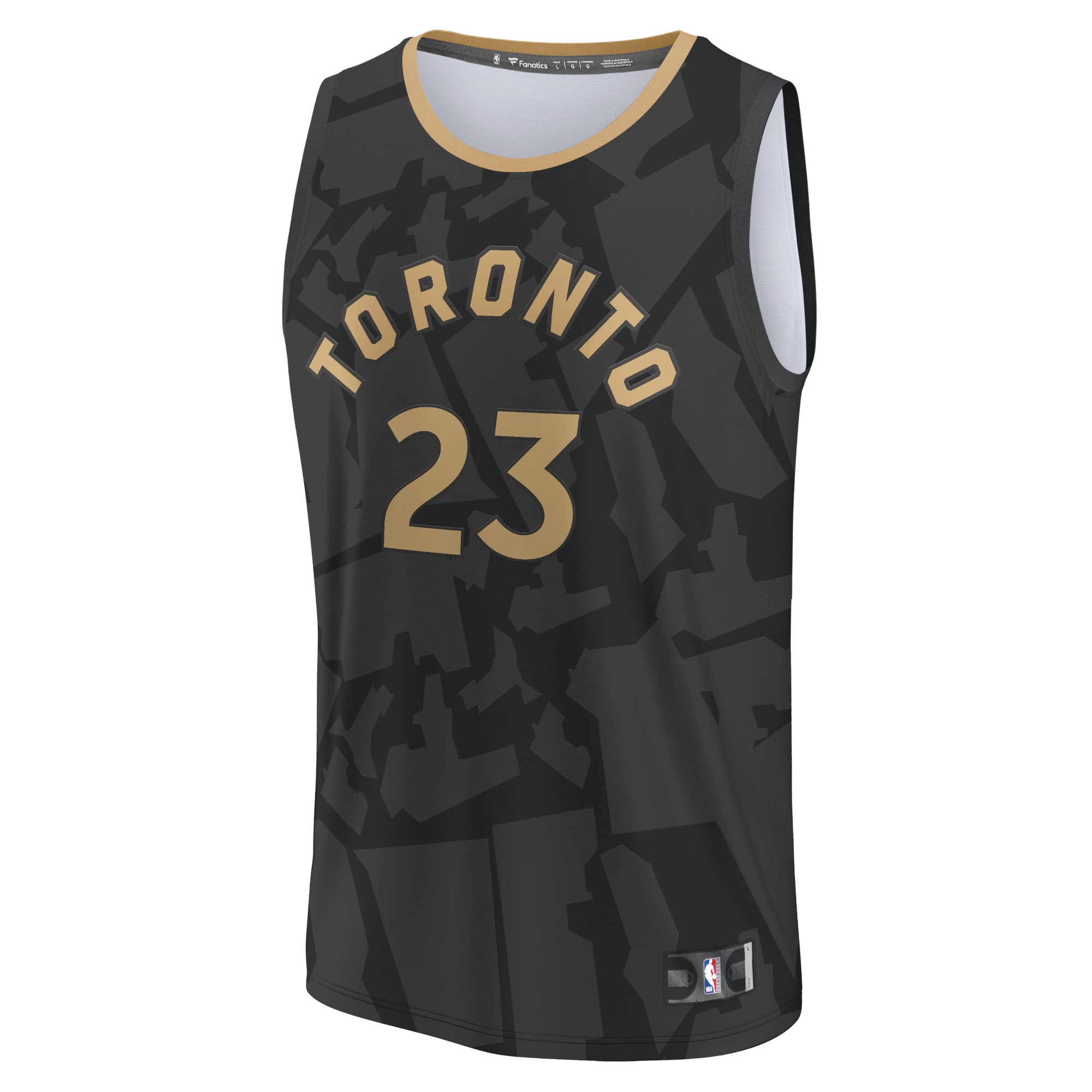 Fred VanVleet Toronto Raptors Fanatics Youth Fastbreak Jersey – City Edition – Black Clowdercats