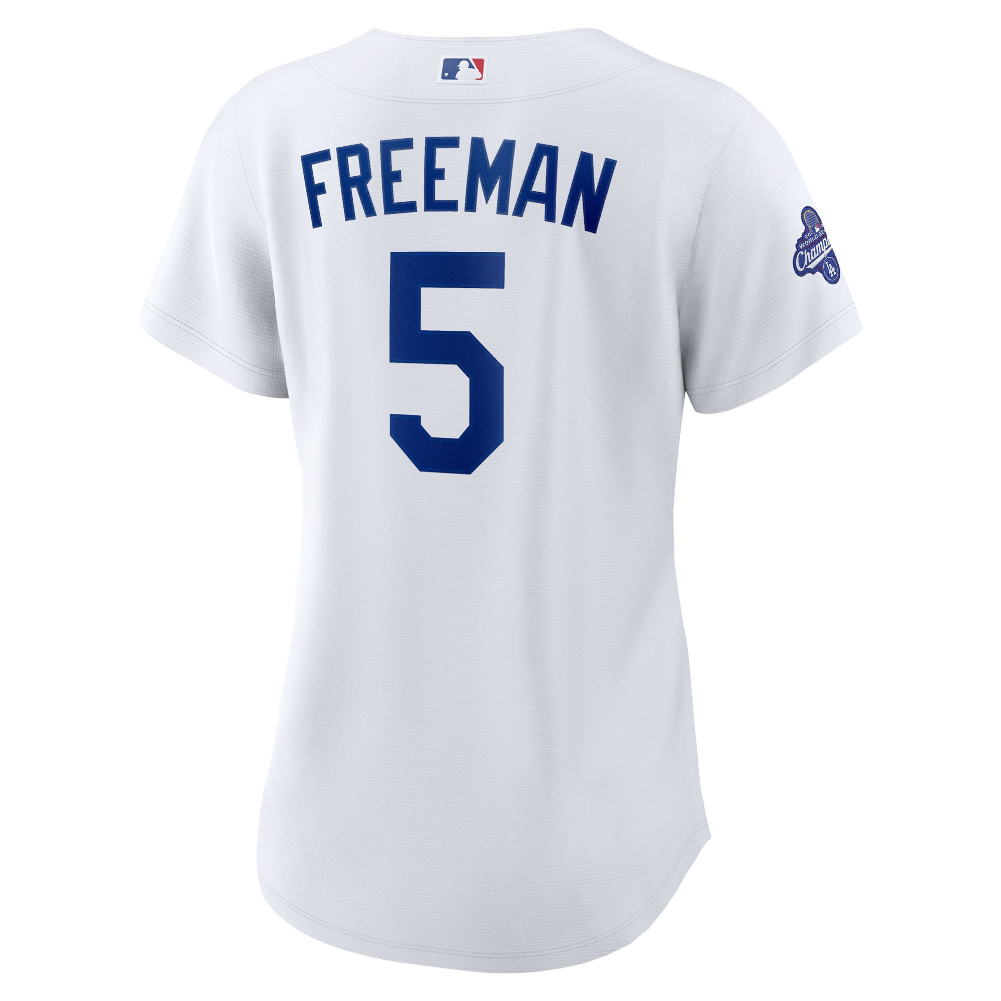 Freddie Freeman Los Angeles Dodgers Nike Women’s Home 2025 World Series Champions Replica Jersey – White