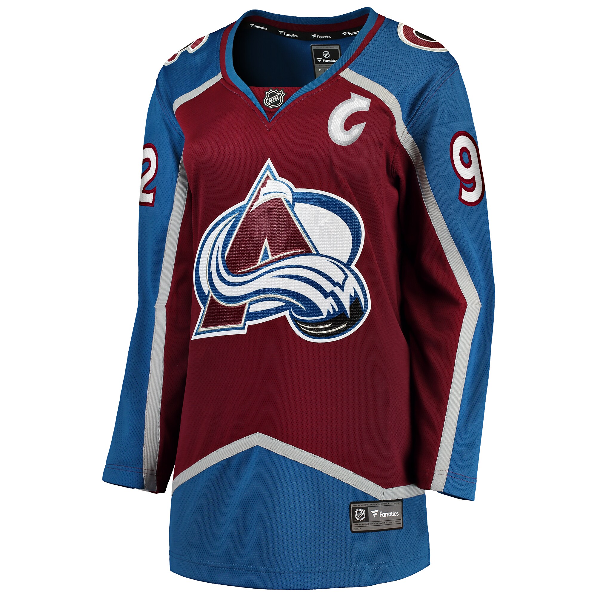 Gabriel Landeskog Colorado Avalanche Fanatics Women’s Captain Patch Home Breakaway Player Jersey – Burgundy Clowdercats