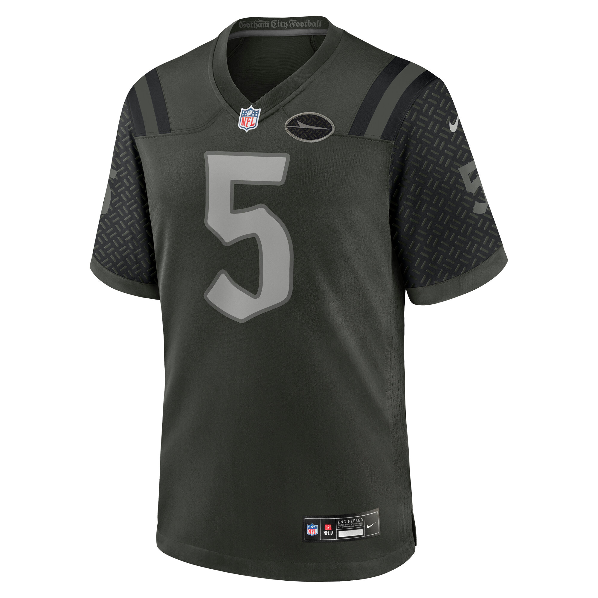 Garrett Wilson New York Jets Nike 2025 Rivalries Collection Game Jersey – Gotham Green Clowdercats