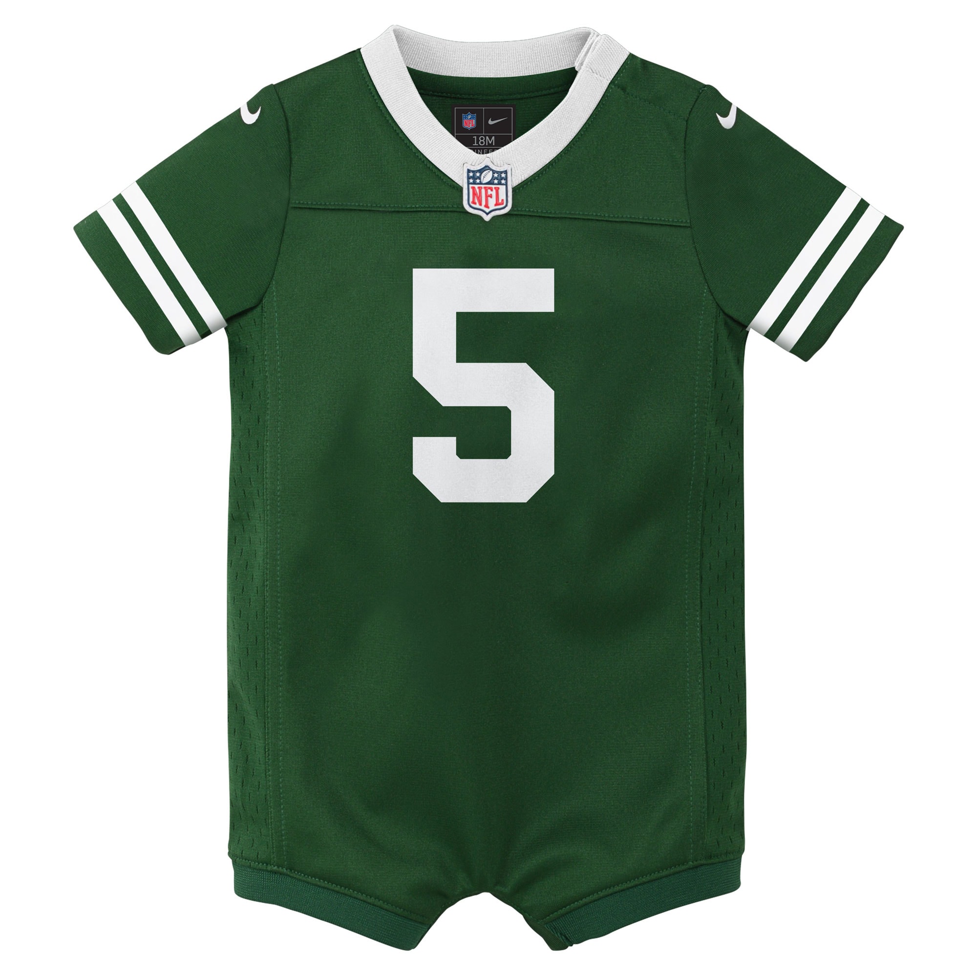 Garrett Wilson New York Jets Nike Newborn & Infant Game Romper Jersey – Legacy Green Clowdercats