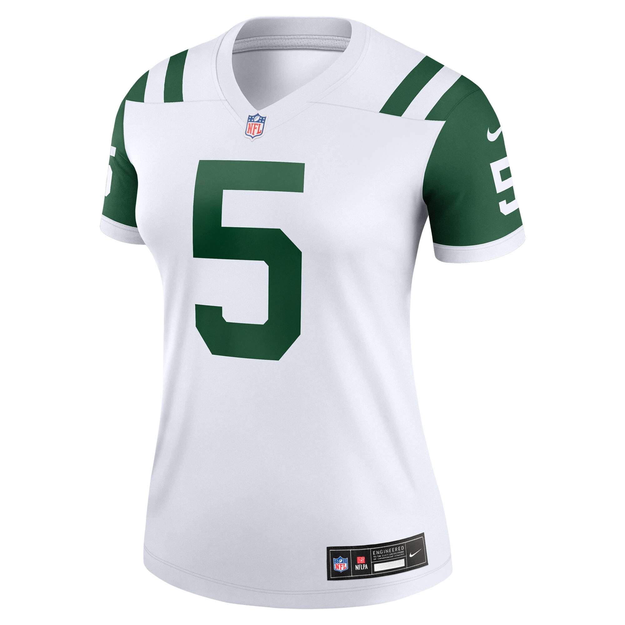 Garrett Wilson New York Jets Nike Women’s Alternate Legend Player Performance Top – Classic Alternate White Clowdercats