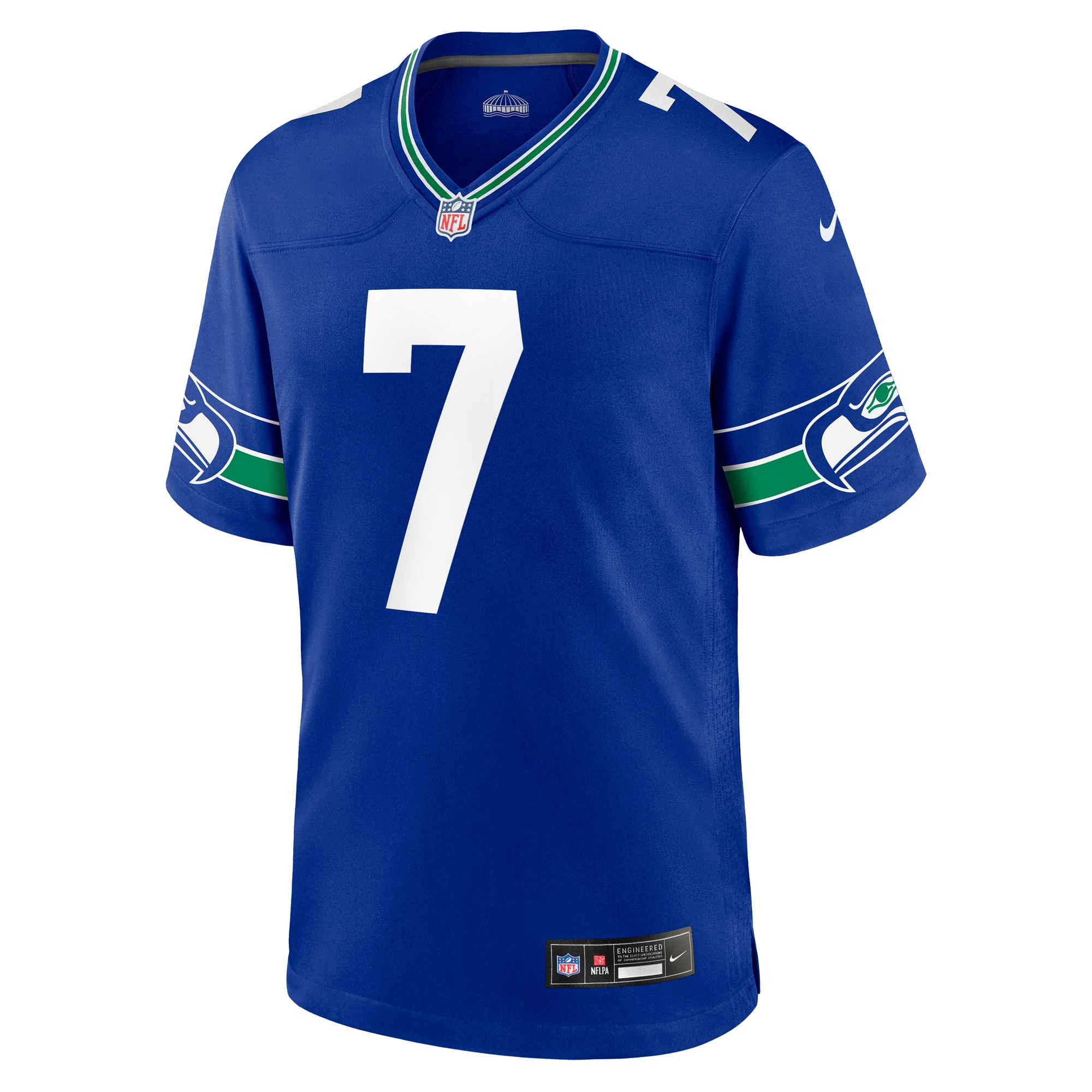 Geno Smith Seattle Seahawks Nike Throwback Player Game Jersey – Royal Clowdercats