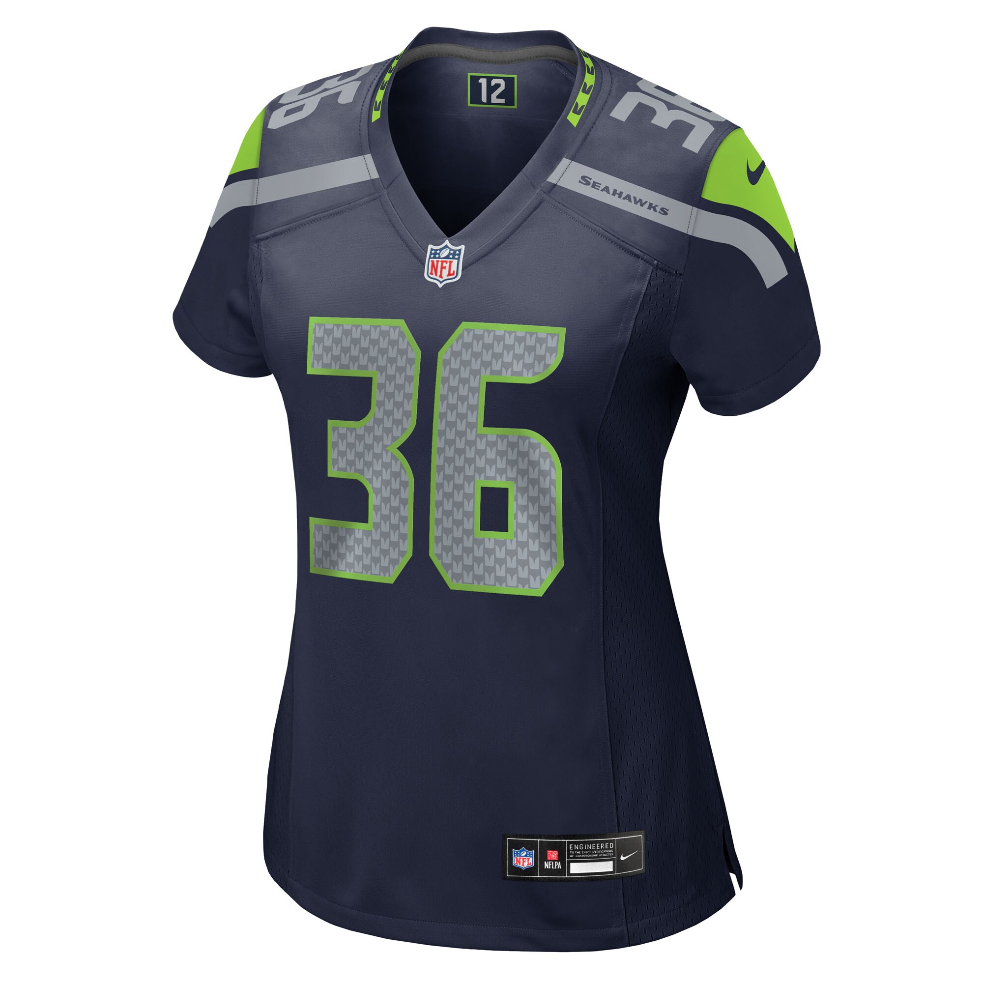 George Holani Seattle Seahawks Nike Women’s Team Game Jersey – College Navy Clowdercats