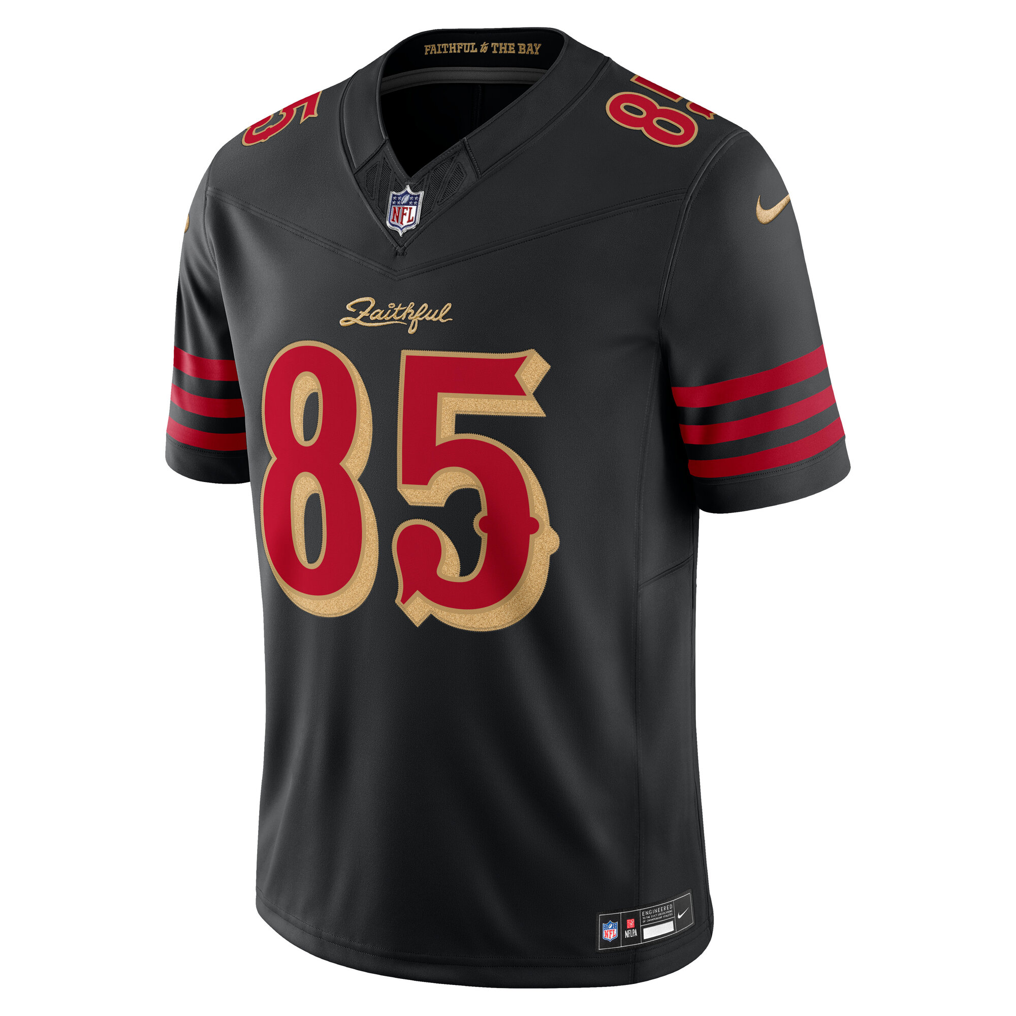George Kittle San Francisco 49ers Nike 2025 Rivalries Collection Limited Jersey – Black Clowdercats