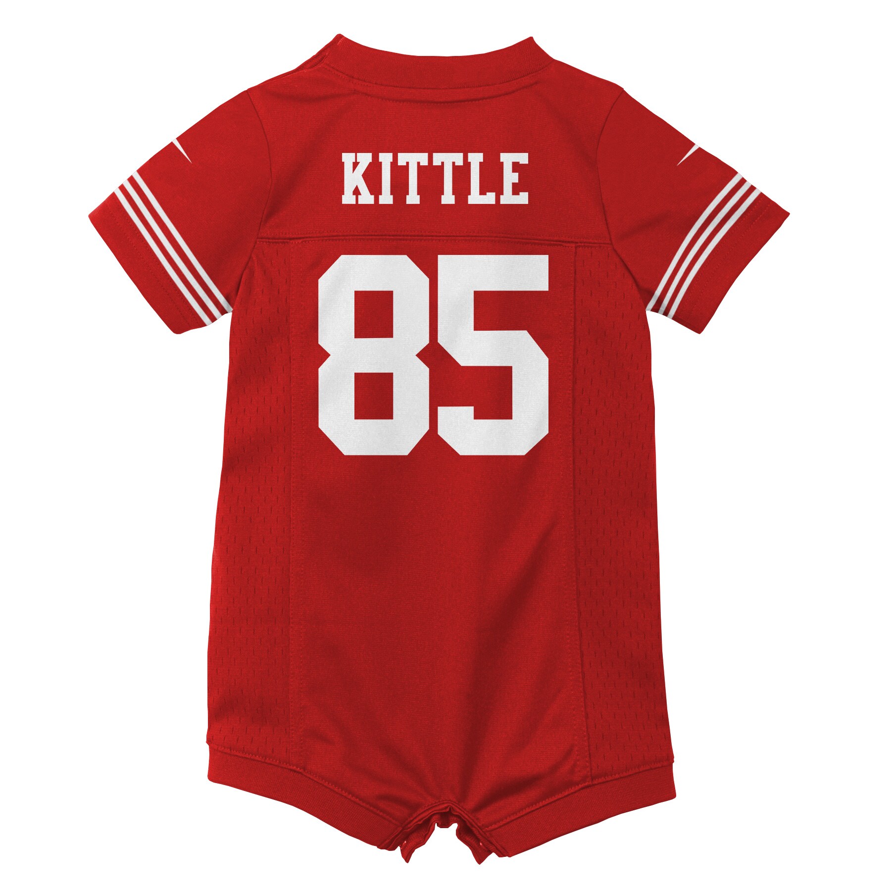 George Kittle San Francisco 49ers Nike Infant Romper Game Jersey – Scarlet Clowdercats
