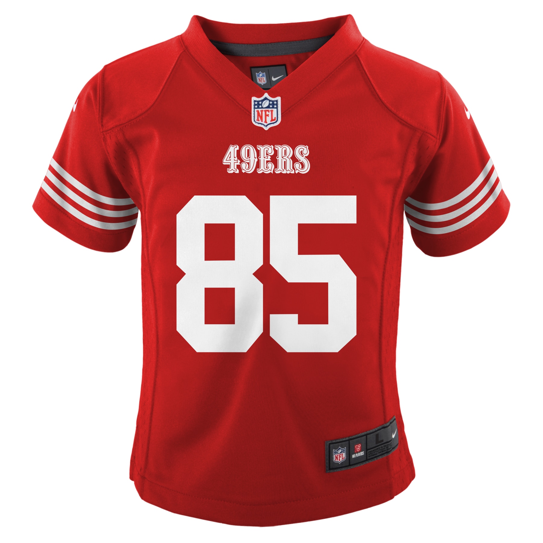 George Kittle San Francisco 49ers Nike Preschool Game Jersey – Scarlet Clowdercats