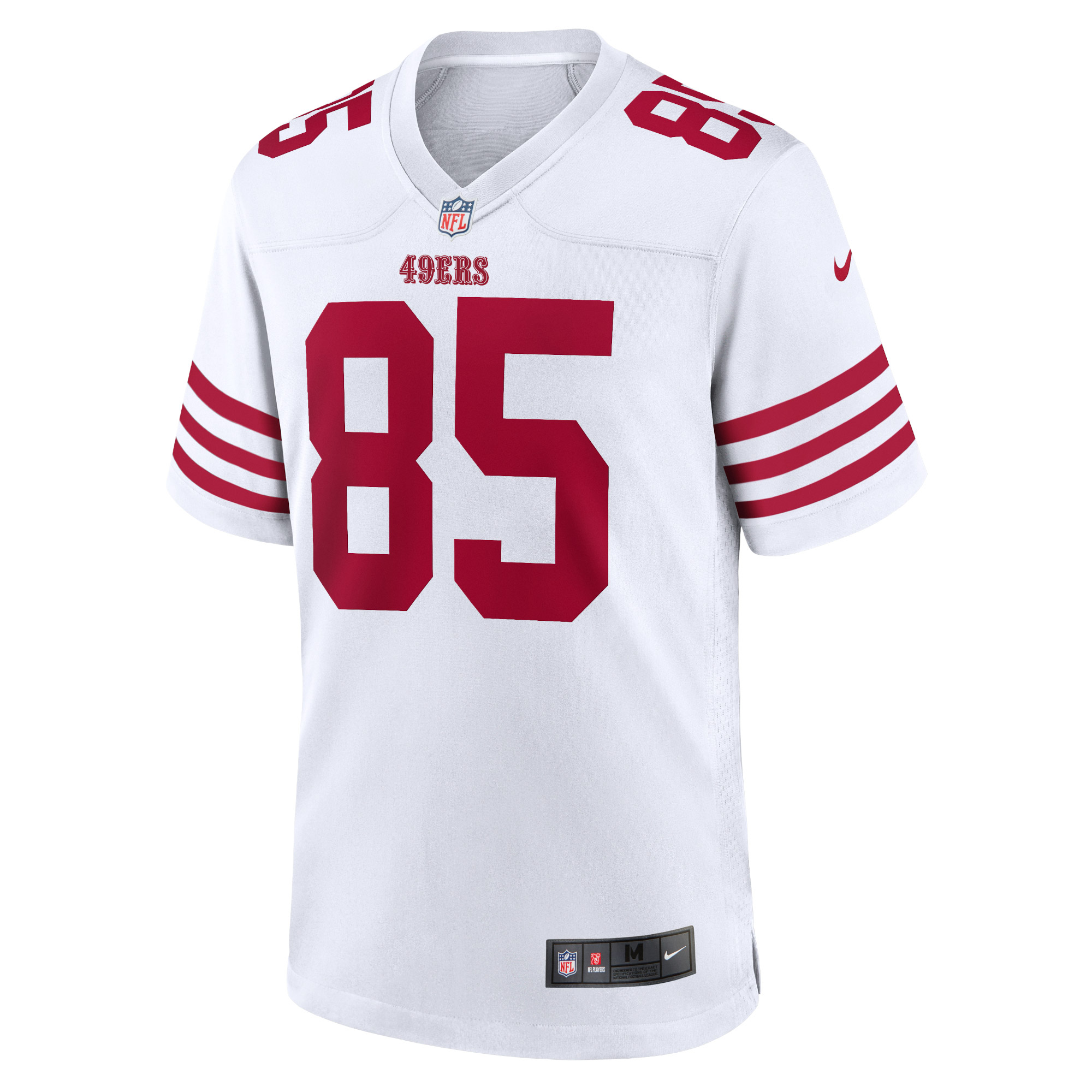 George Kittle San Francisco 49ers Nike Team Game Jersey – White Clowdercats