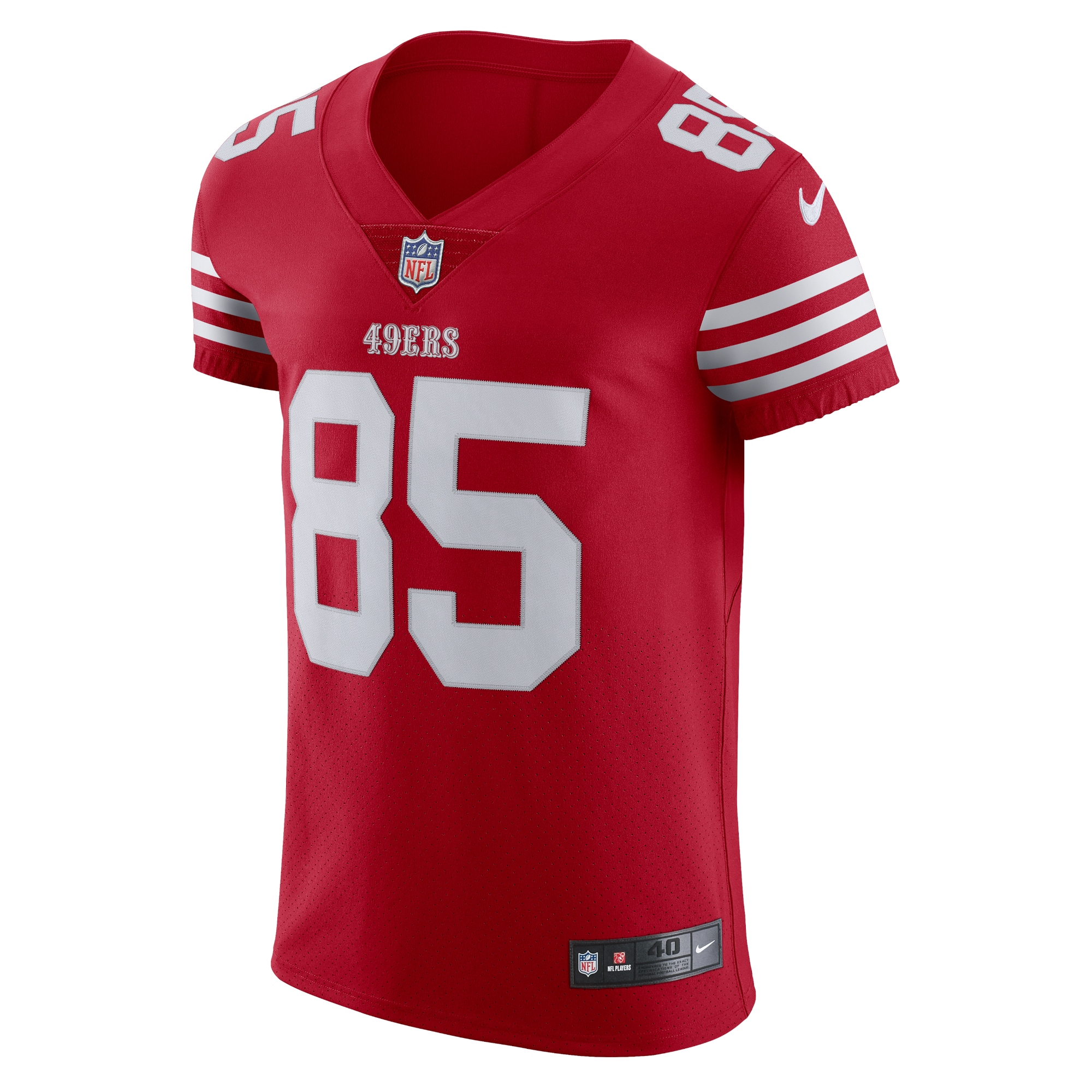 George Kittle San Francisco 49ers Nike Vapor Elite Jersey – Scarlet Clowdercats