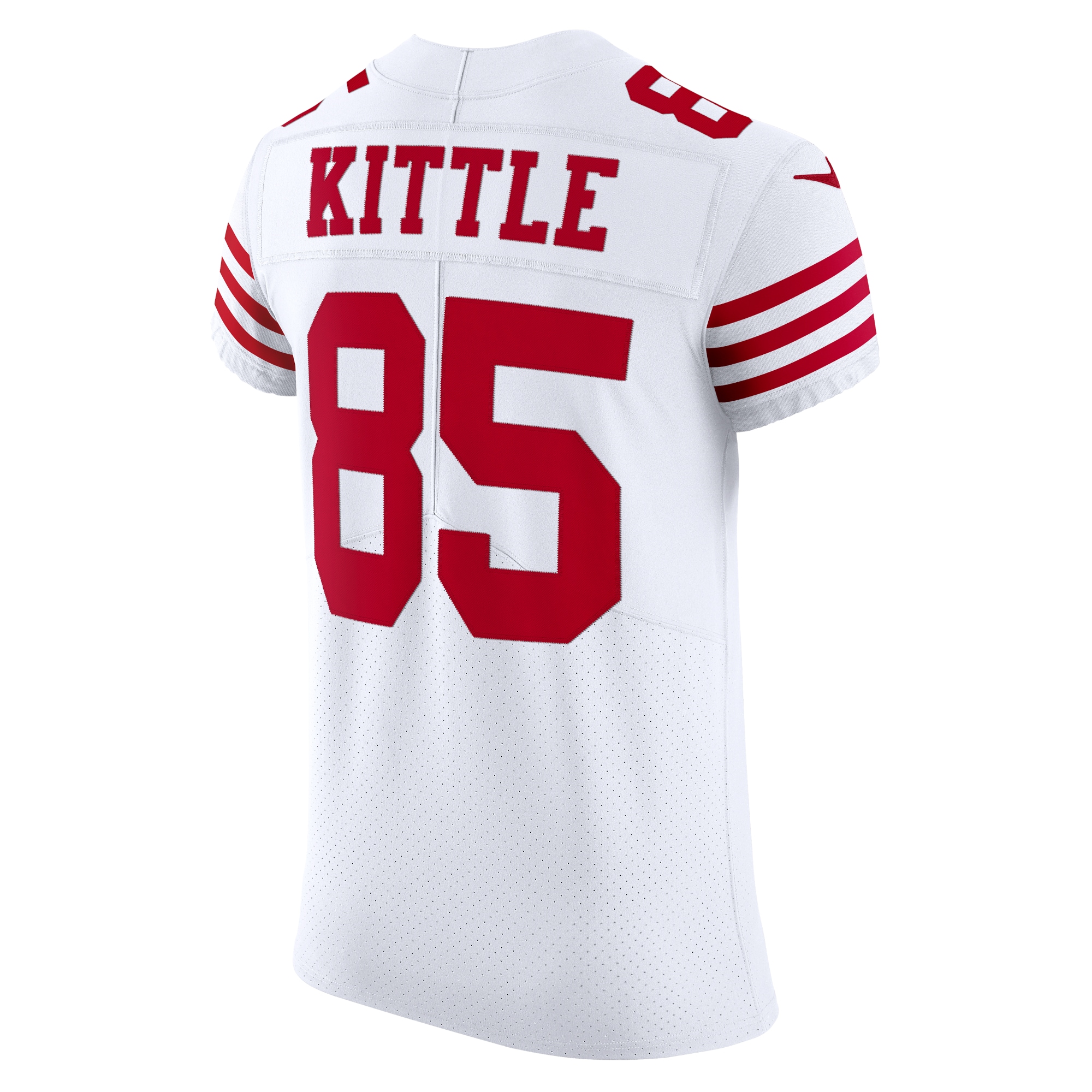 George Kittle San Francisco 49ers Nike Vapor Elite Jersey – White Clowdercats