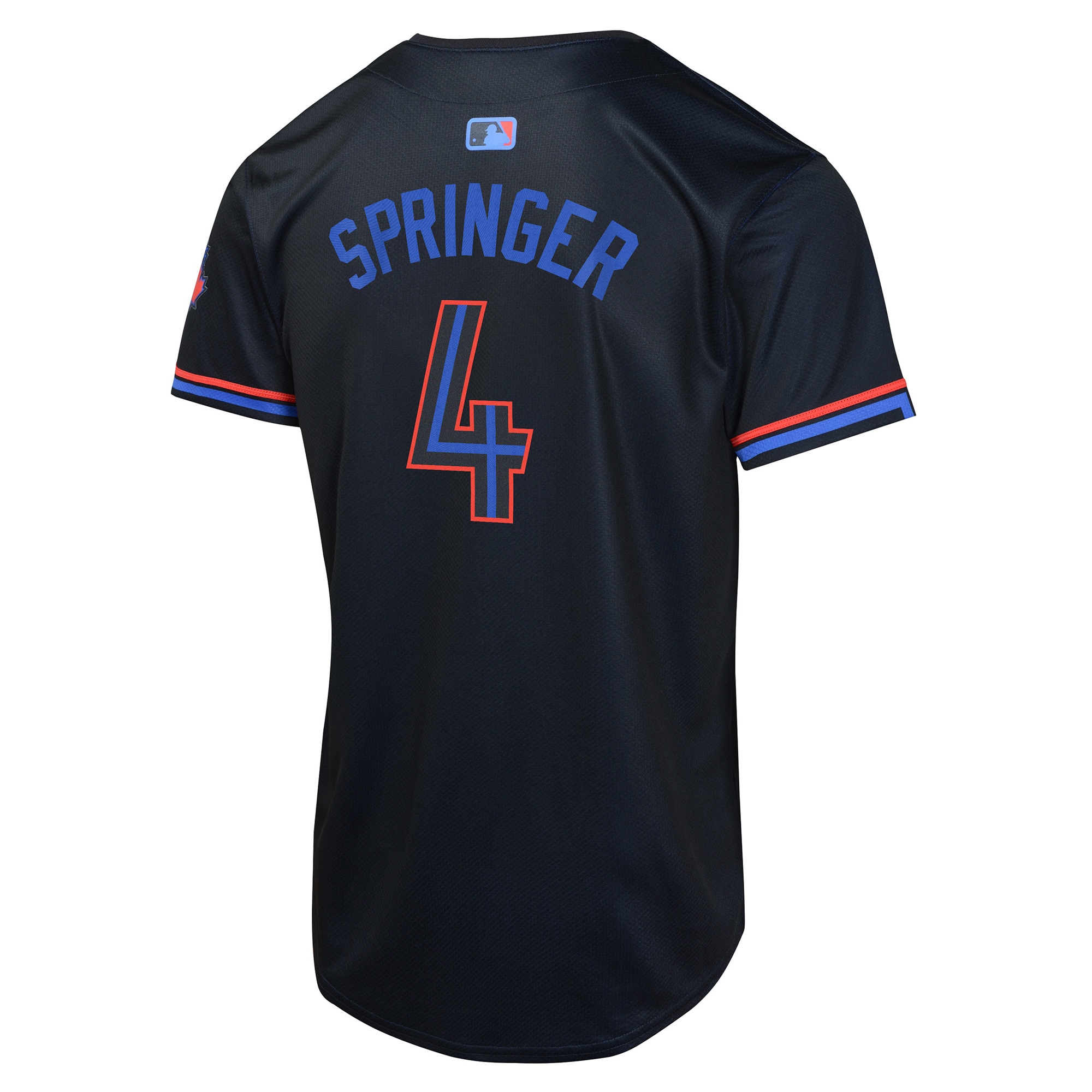 George Springer Toronto Blue Jays Nike Youth 2024 City Connect Limited Player Jersey – Navy