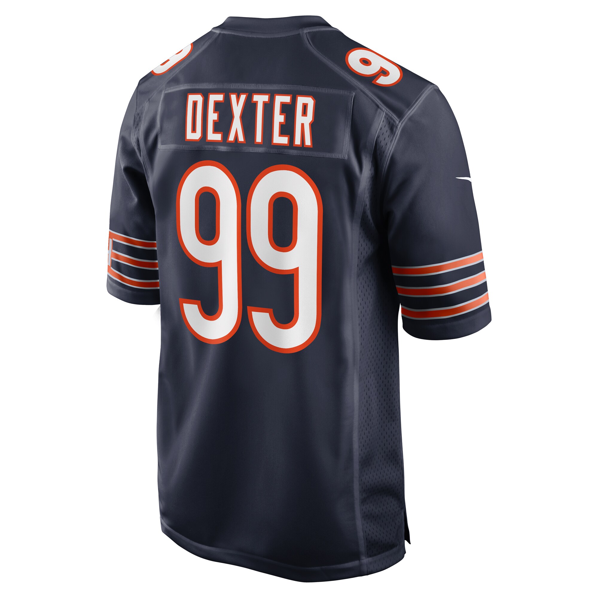 Gervon Dexter Sr Chicago Bears Nike Team Game Jersey – Navy Clowdercats
