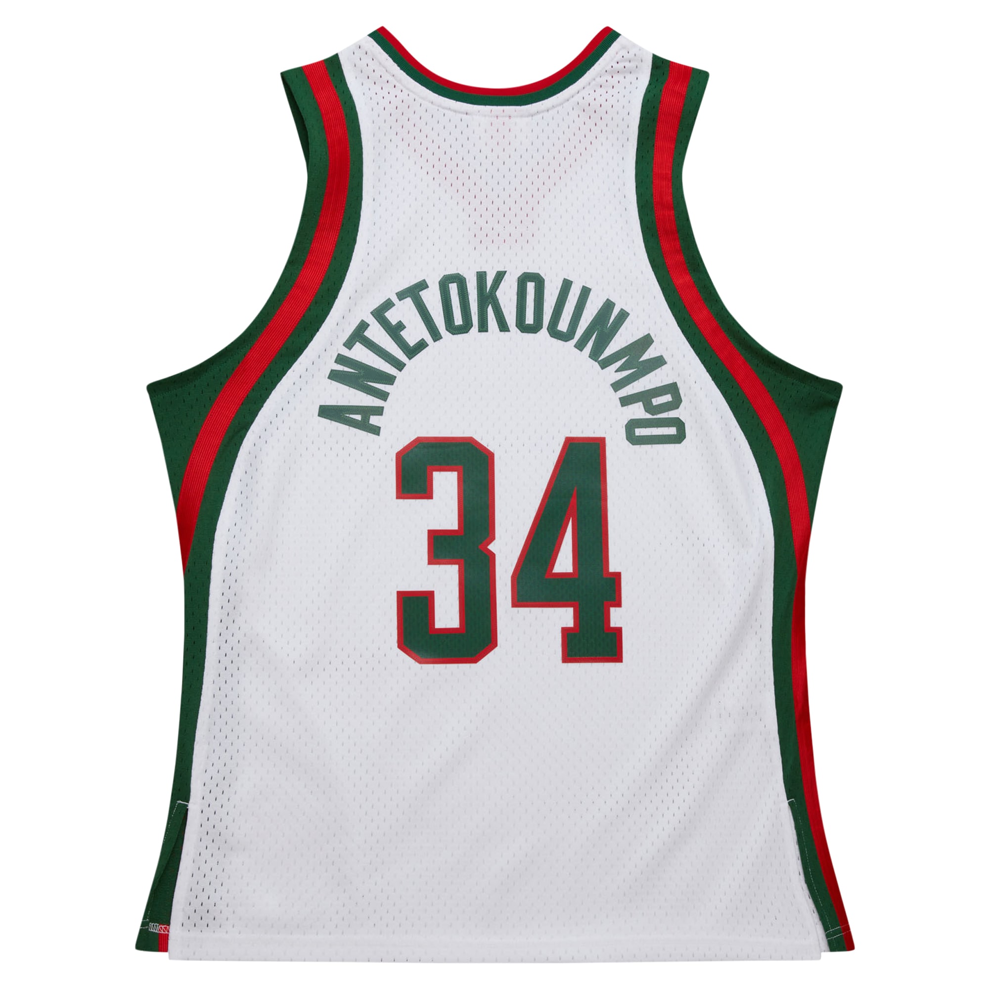 Giannis Antetokounmpo Milwaukee Bucks Mitchell & Ness 2013/14 Hardwood Classics Swingman Jersey – White Clowdercats