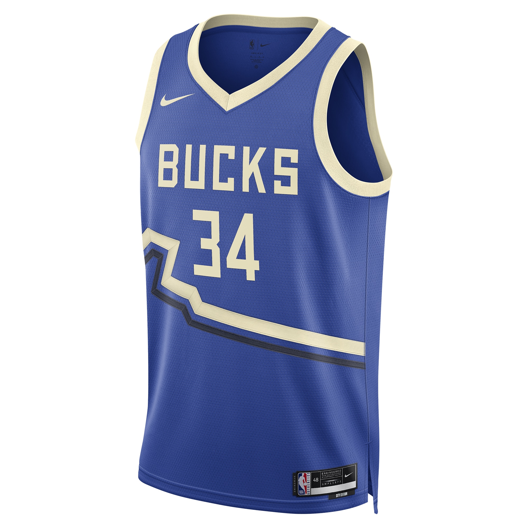 Giannis Antetokounmpo Milwaukee Bucks Nike Unisex 2024/25 Swingman Player Jersey – City Edition – Royal Clowdercats
