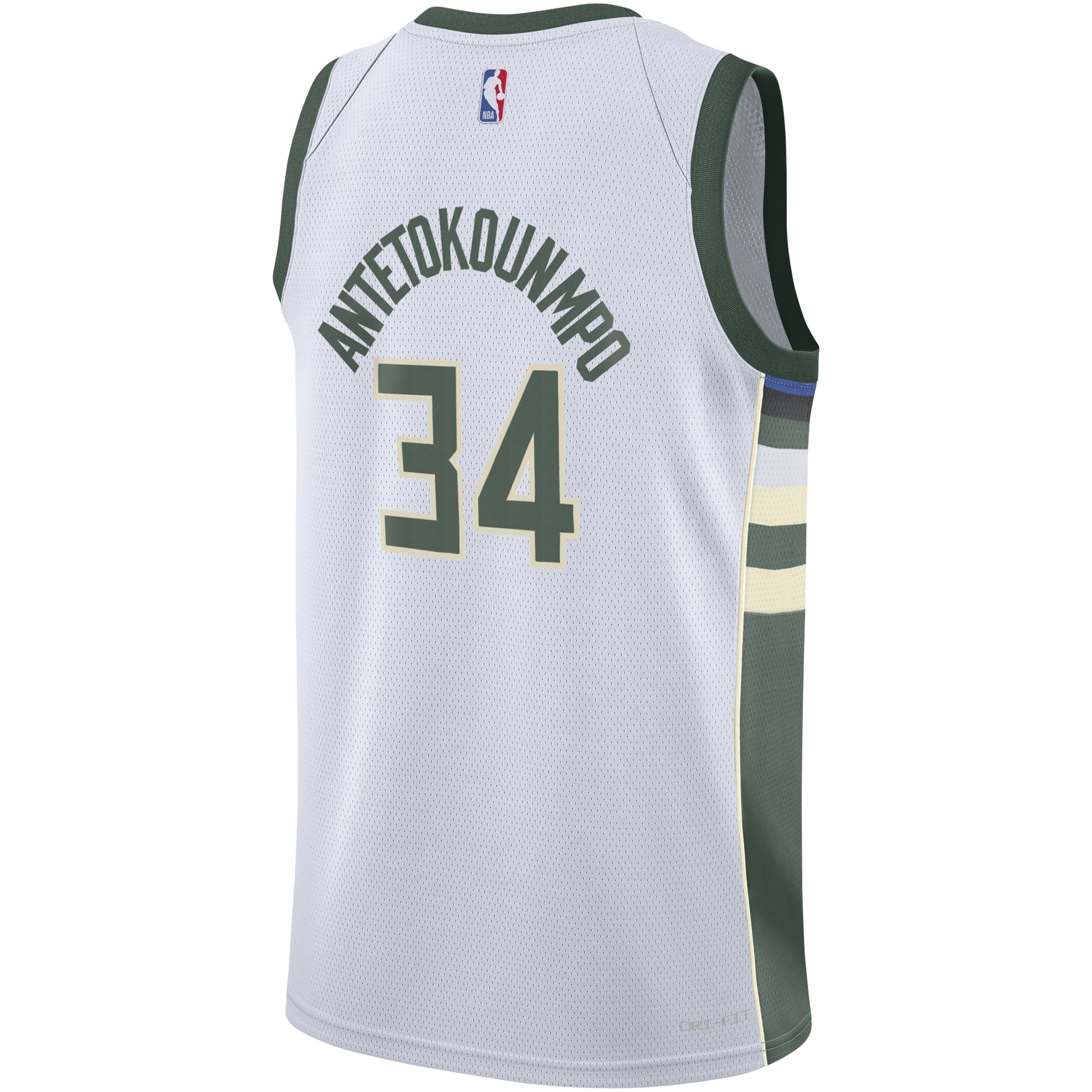 Giannis Antetokounmpo Milwaukee Bucks Nike Youth Swingman Jersey – Association Edition – White Clowdercats