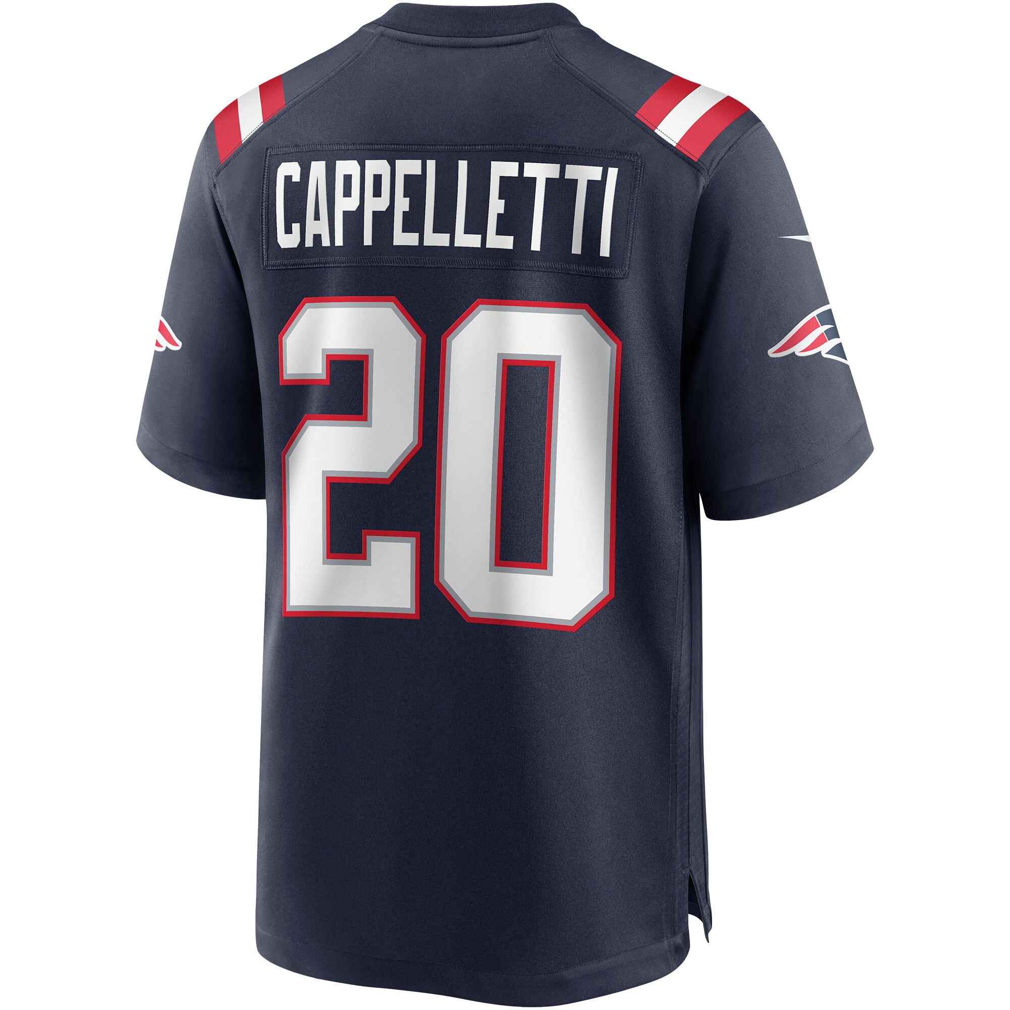 Gino Cappelletti New England Patriots Nike Game Retired Player Jersey – Navy Clowdercats