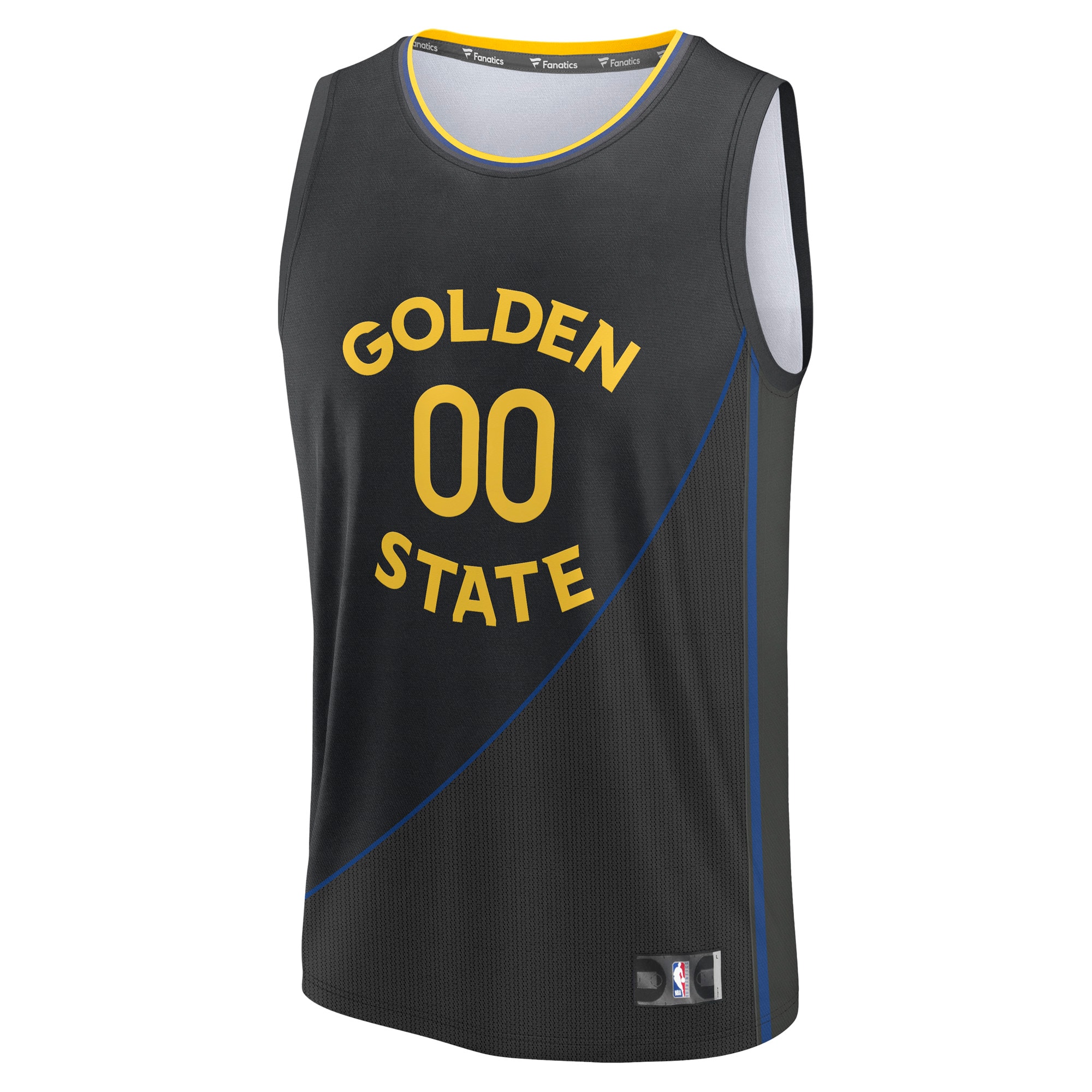 Golden State Warriors Fanatics Fast Break Custom Jersey – Statement Edition – Black Clowdercats