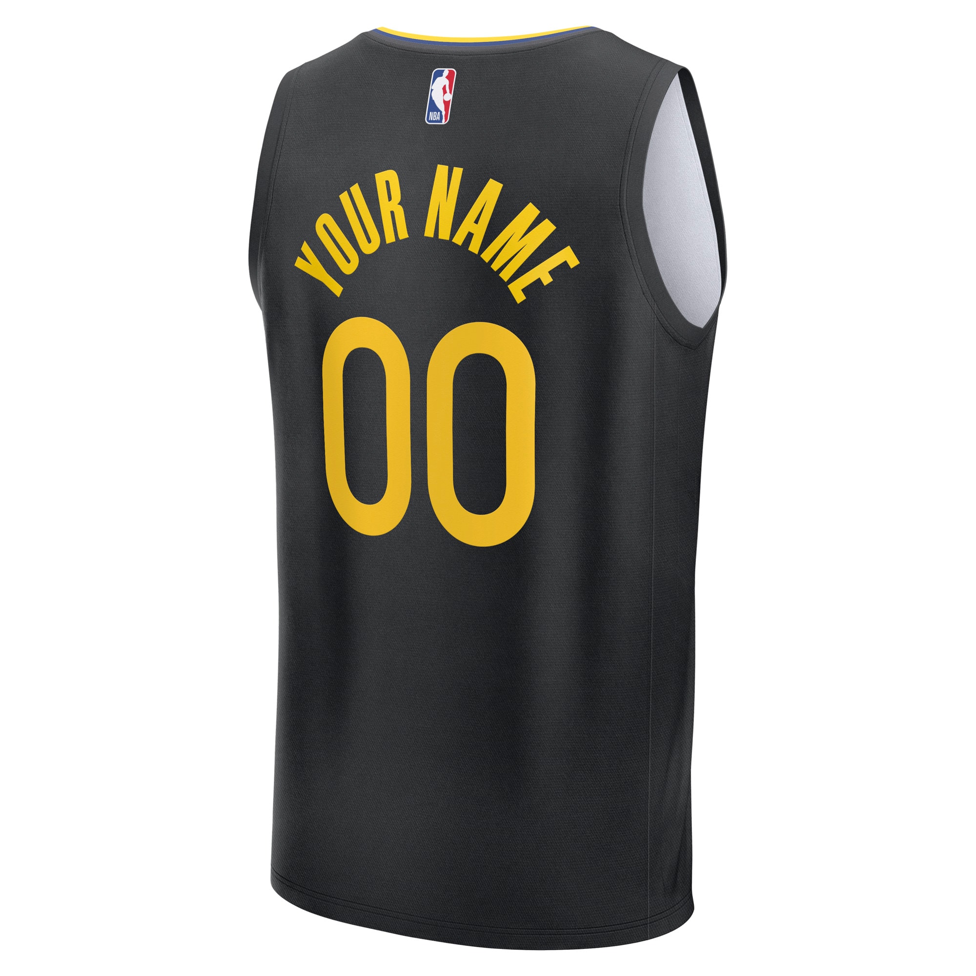 Golden State Warriors Fanatics Fast Break Custom Jersey – Statement Edition – Black Clowdercats