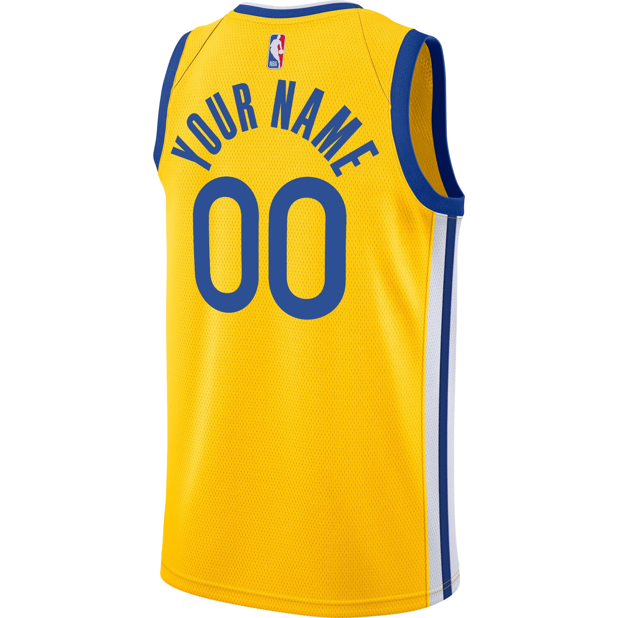 Golden State Warriors Jordan Brand – Swingman Custom Jersey – Statement Edition – Gold Clowdercats