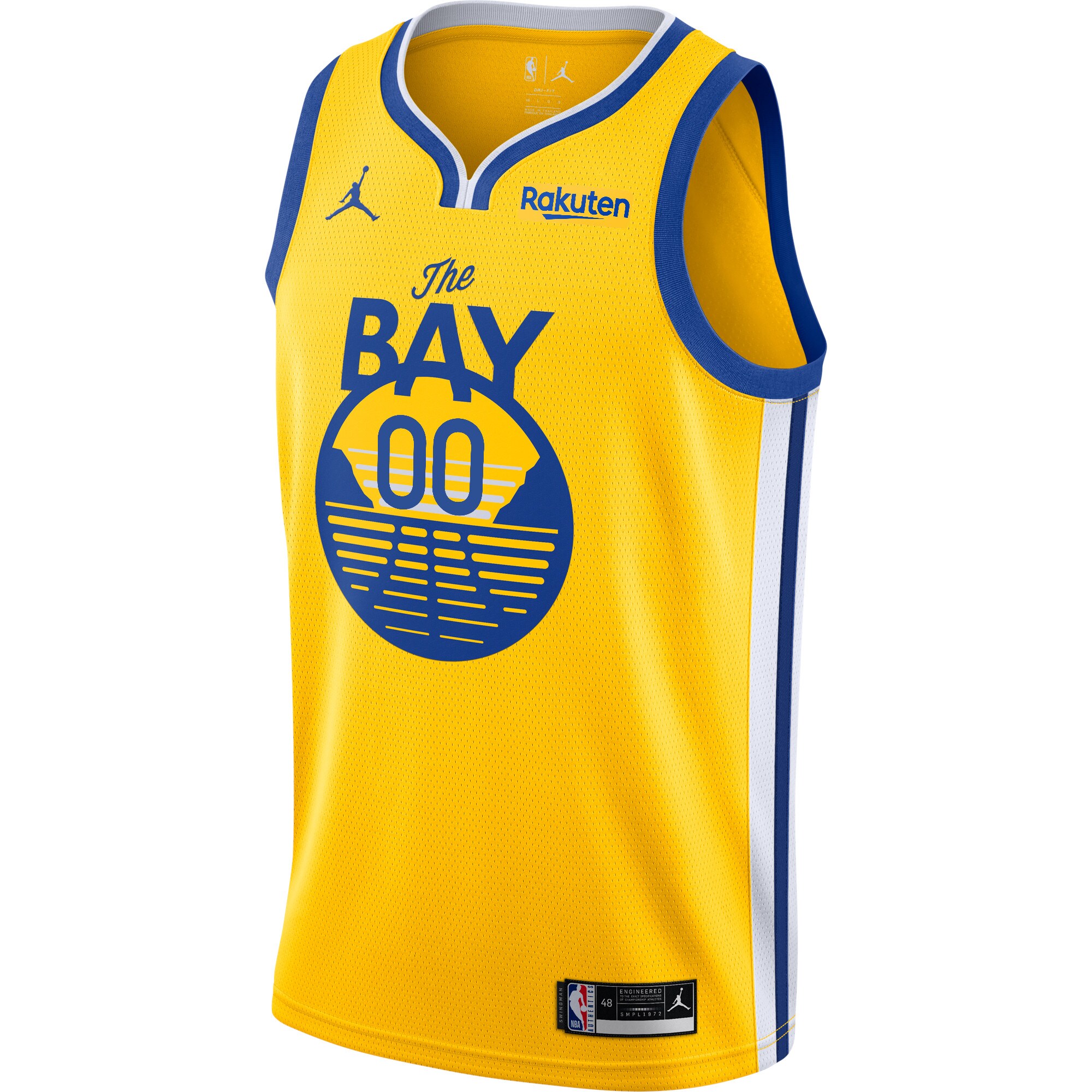 Golden State Warriors Jordan Brand – Swingman Custom Jersey – Statement Edition – Gold Clowdercats