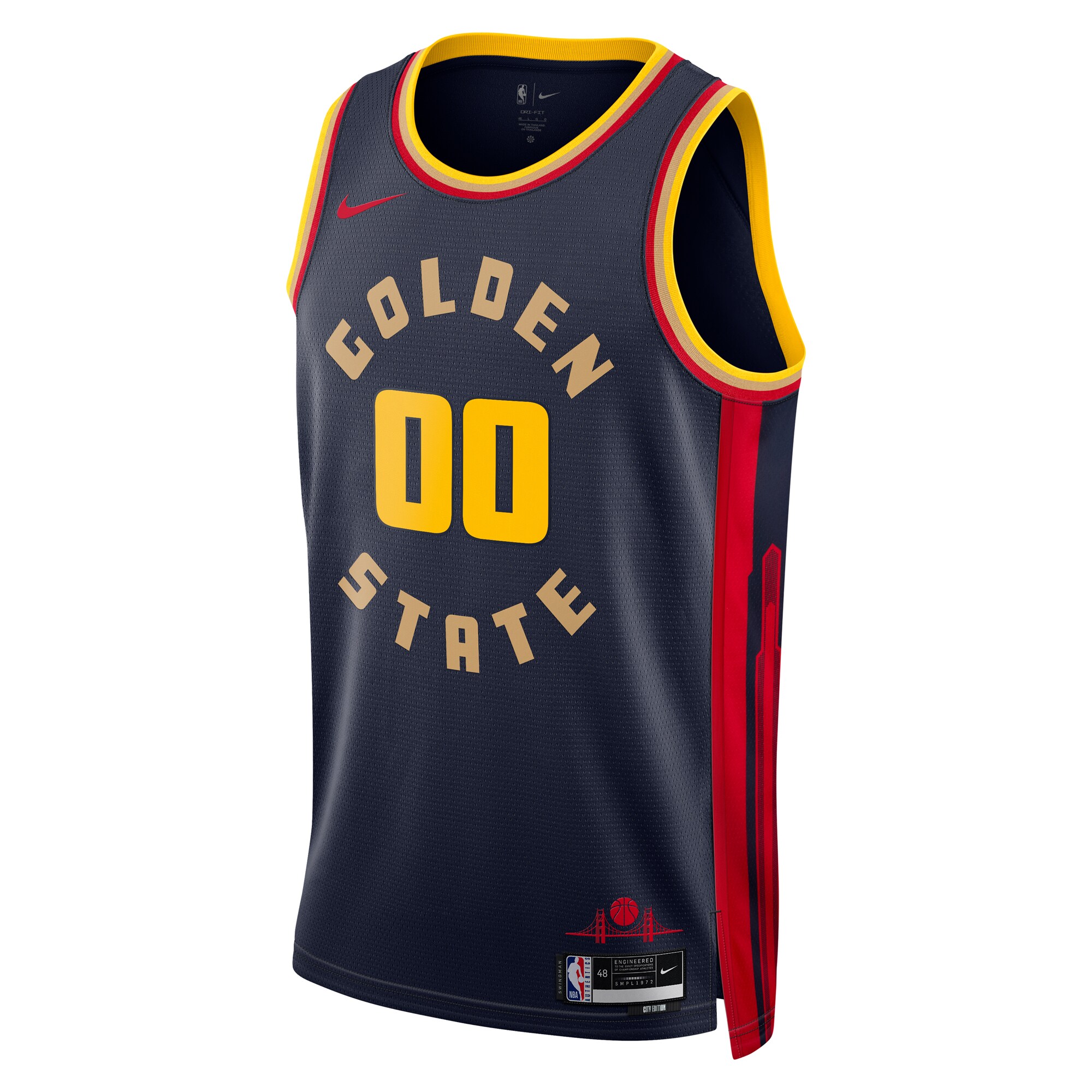 Golden State Warriors Nike Unisex 2024/25 Custom Swingman Jersey – City Edition – Navy Clowdercats