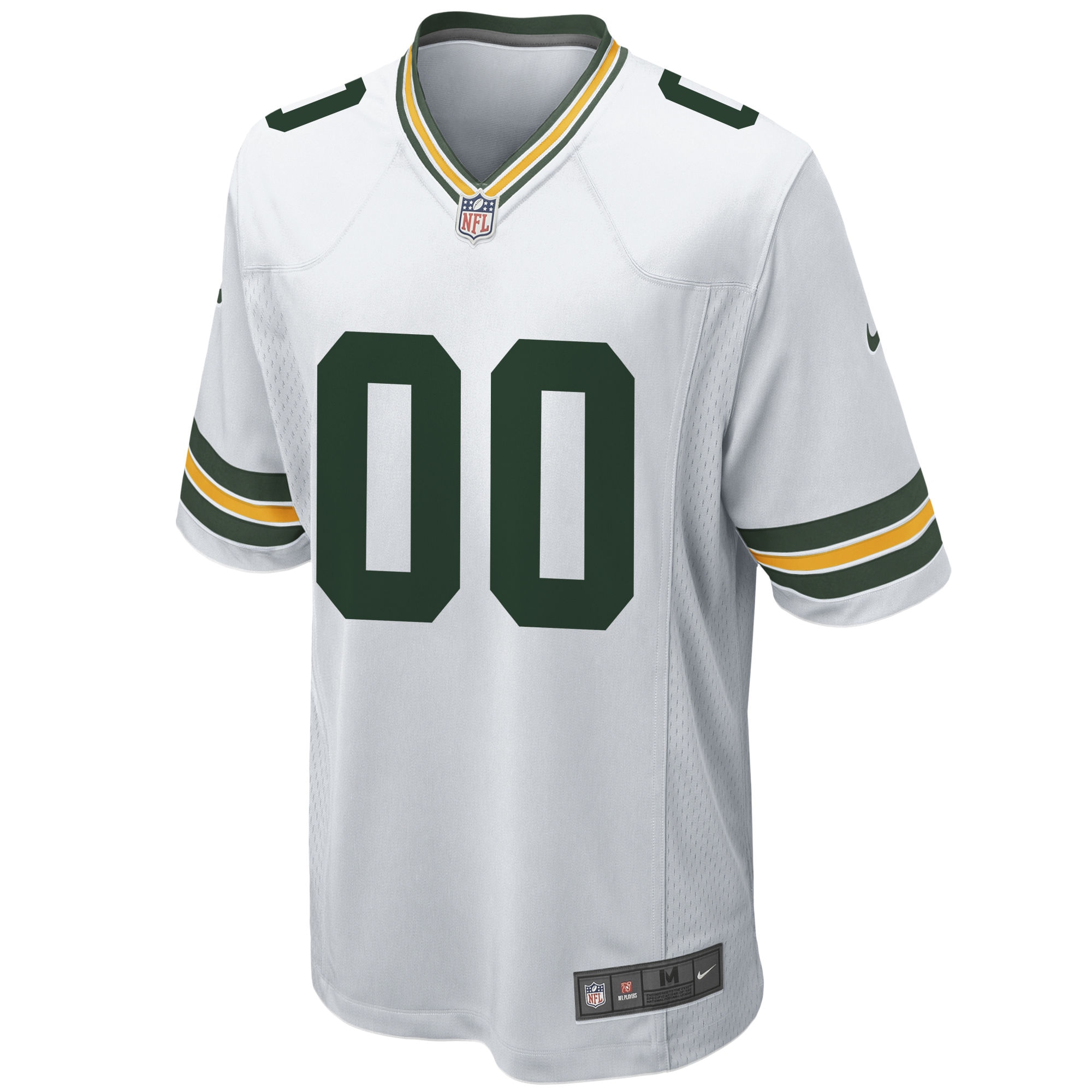 Green Bay Packers Nike Custom Game Jersey – White Clowdercats