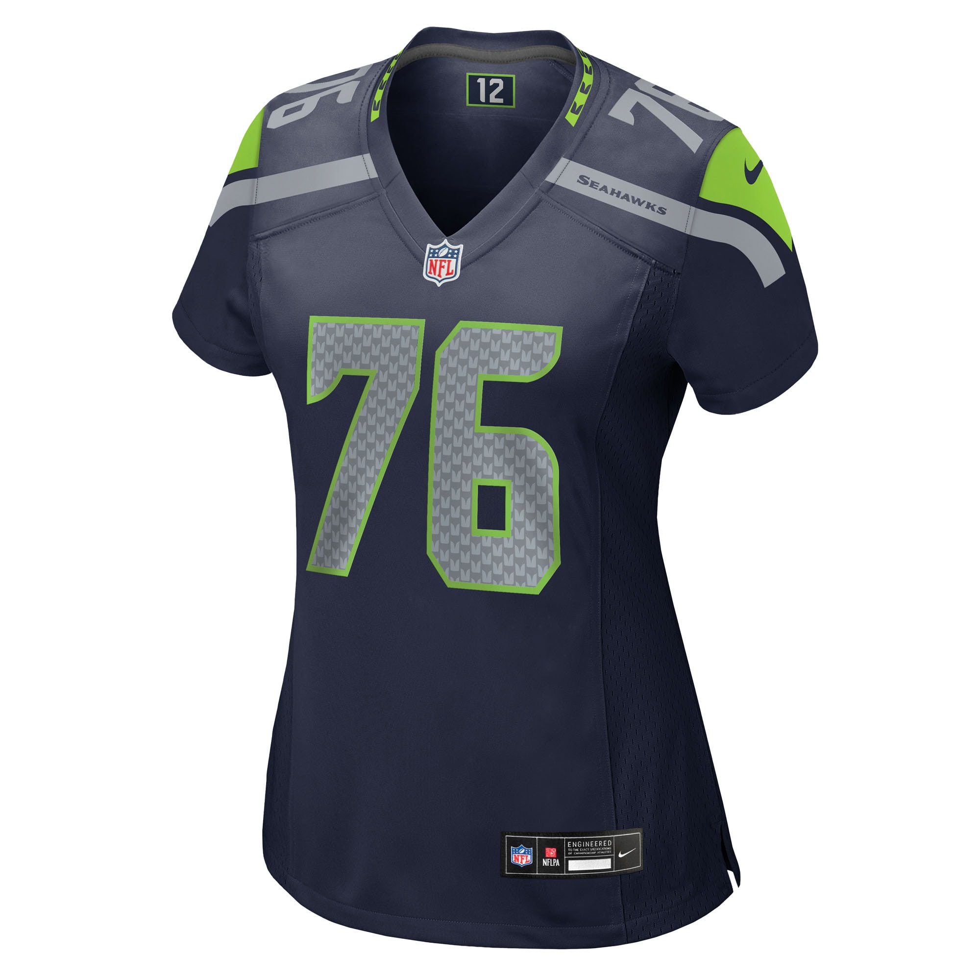Grey Zabel Seattle Seahawks Nike Women’s Team Game Jersey – College Navy Clowdercats