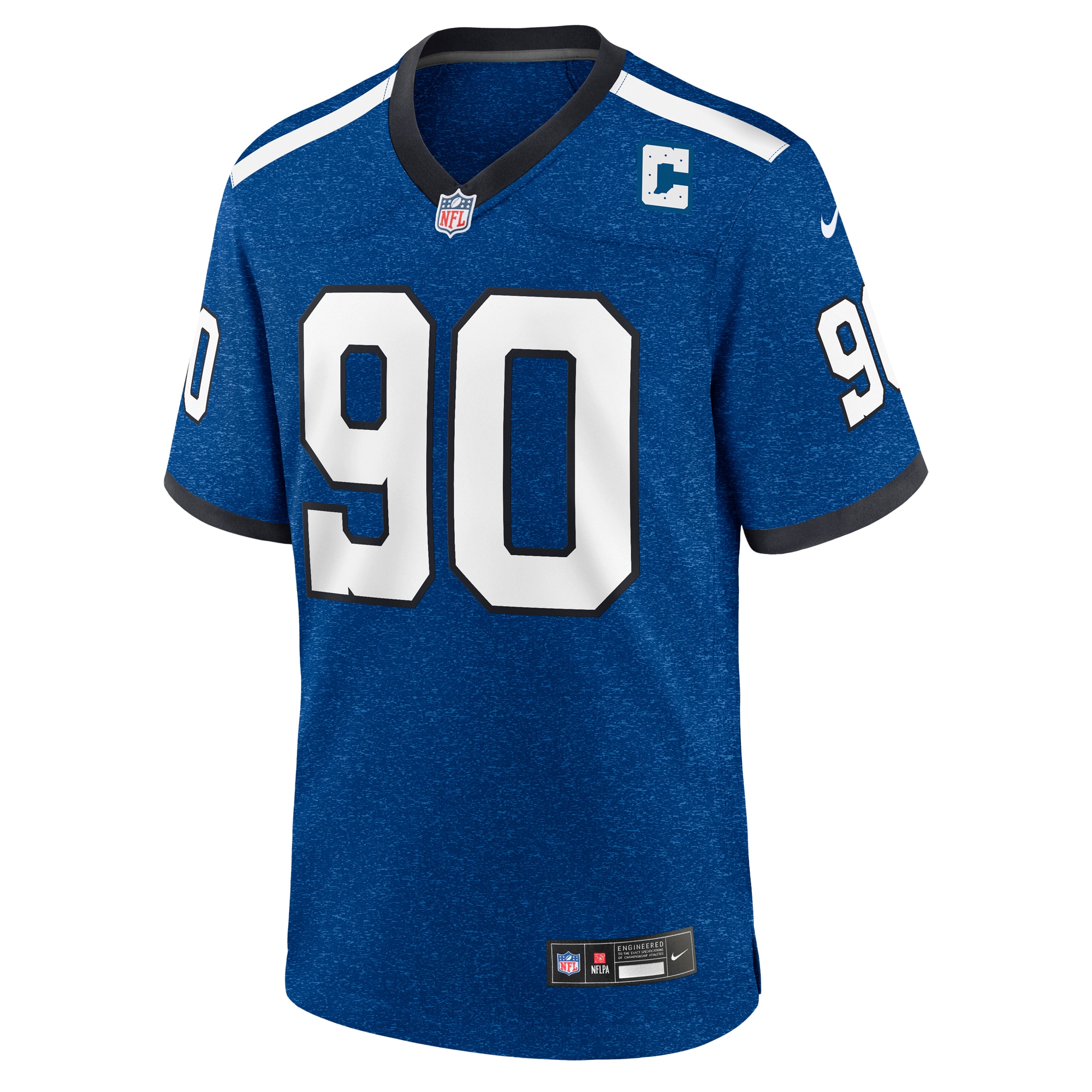 Grover Stewart Indianapolis Colts Nike Alternate Game Jersey – Blue Clowdercats