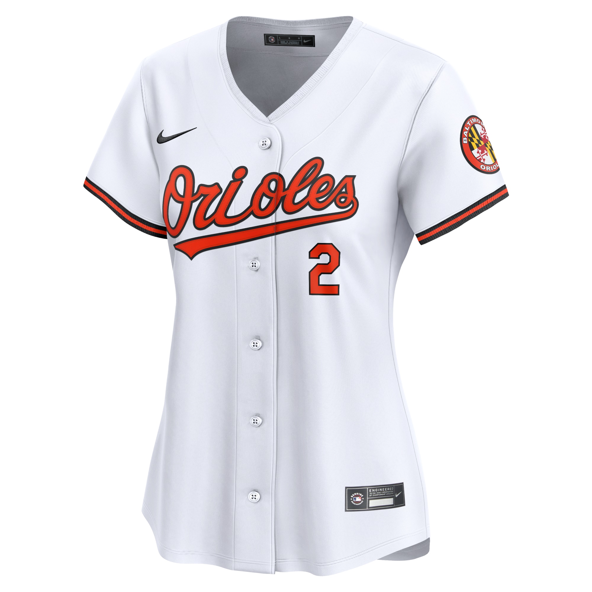 Gunnar Henderson Baltimore Orioles Nike Women’s Home Limited Player Jersey – White