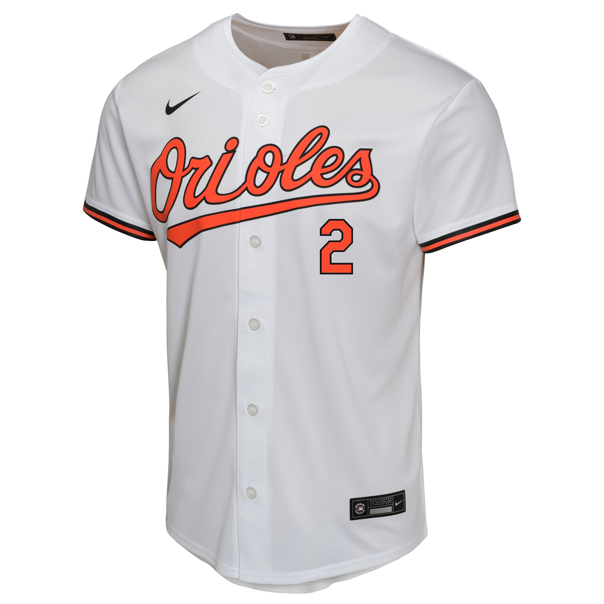 Gunnar Henderson Baltimore Orioles Nike Youth Home Game Player Jersey – White