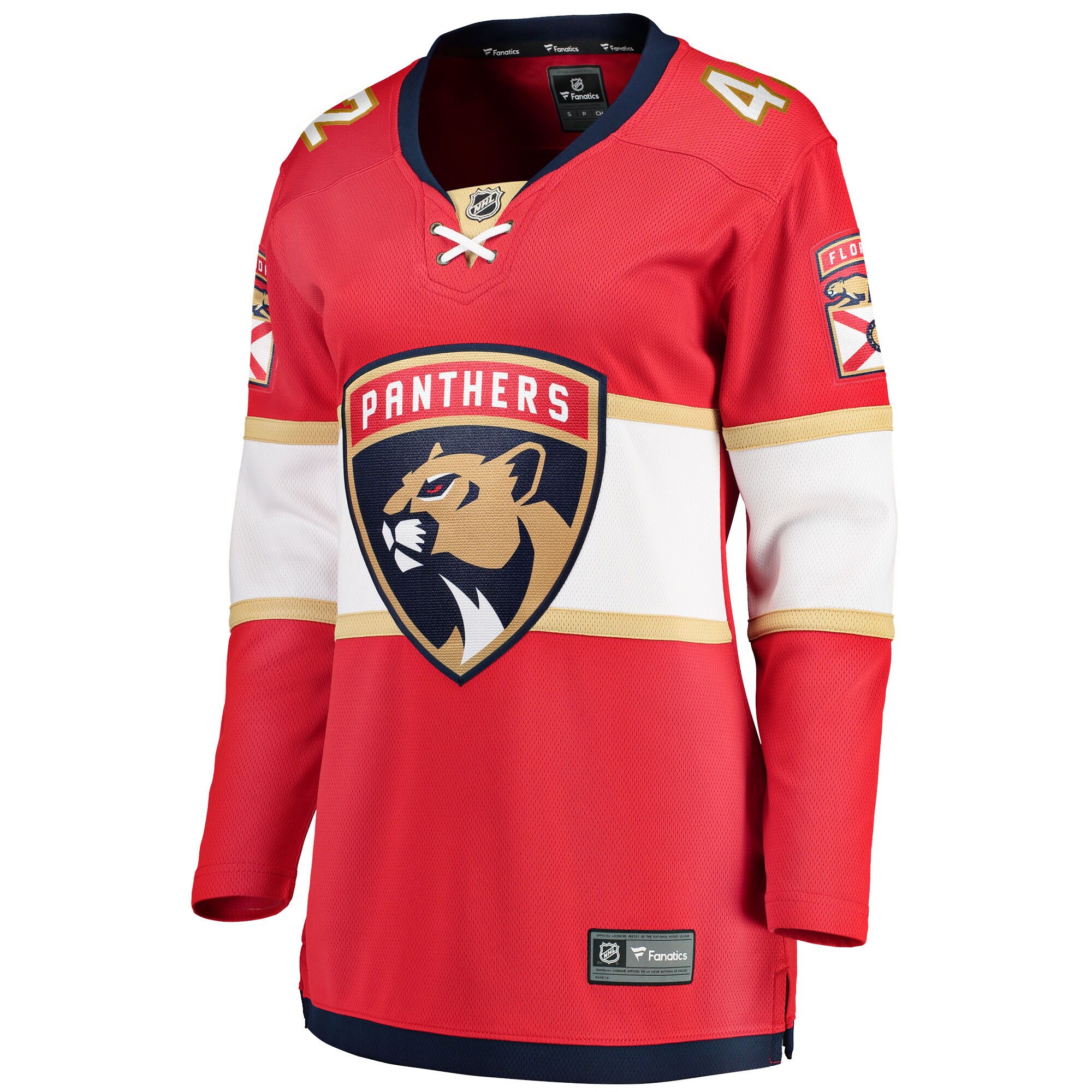 Gustav Forsling Florida Panthers Fanatics Women’s Home Breakaway Player Jersey – Red Clowdercats