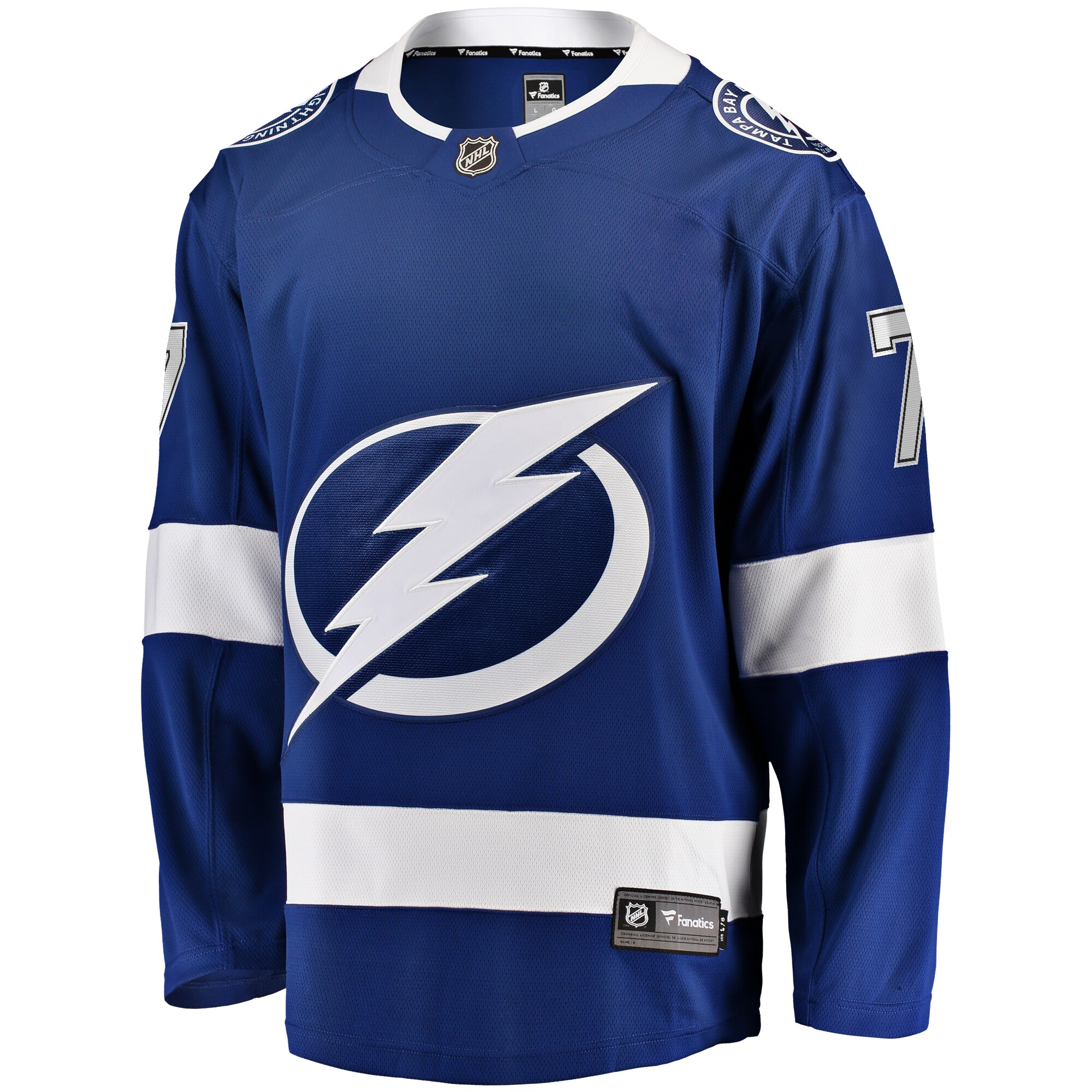 Haydn Fleury Tampa Bay Lightning Fanatics Home Premier Breakaway Player Jersey – Blue Clowdercats