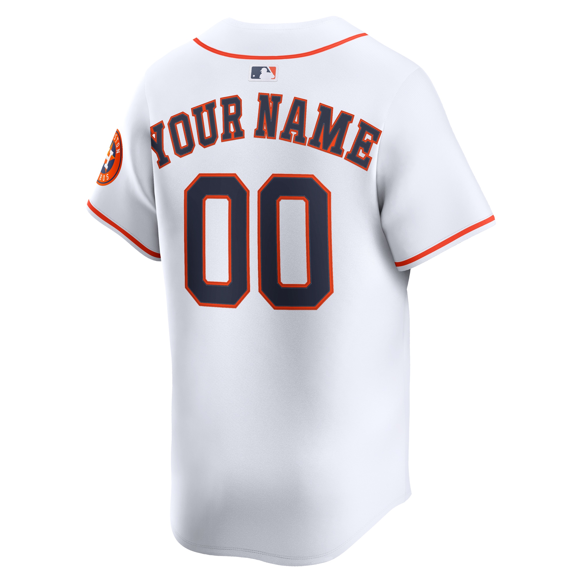 Houston Astros Nike Home Limited Custom Jersey – White