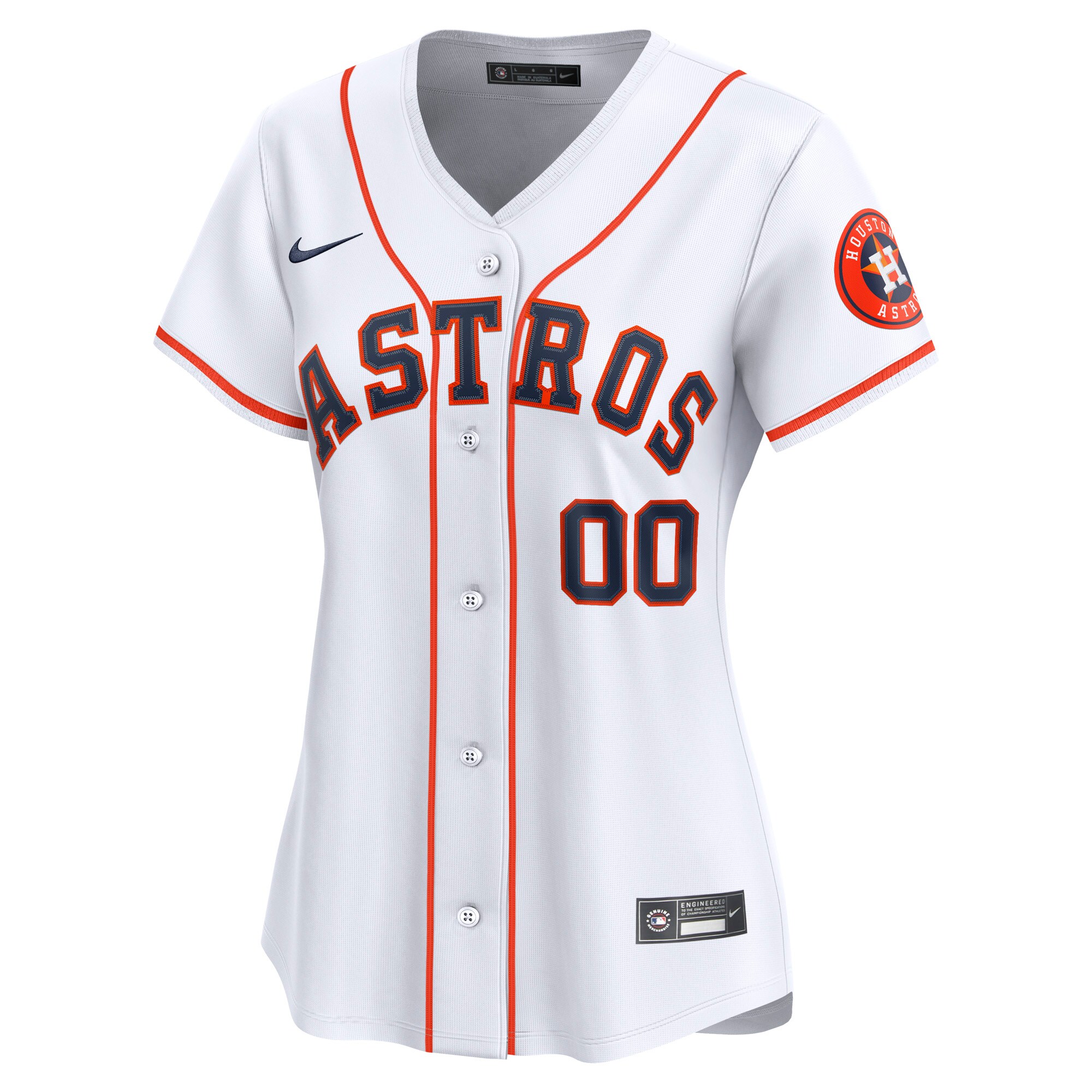 Houston Astros Nike Women’s Home Limited Custom Jersey – White