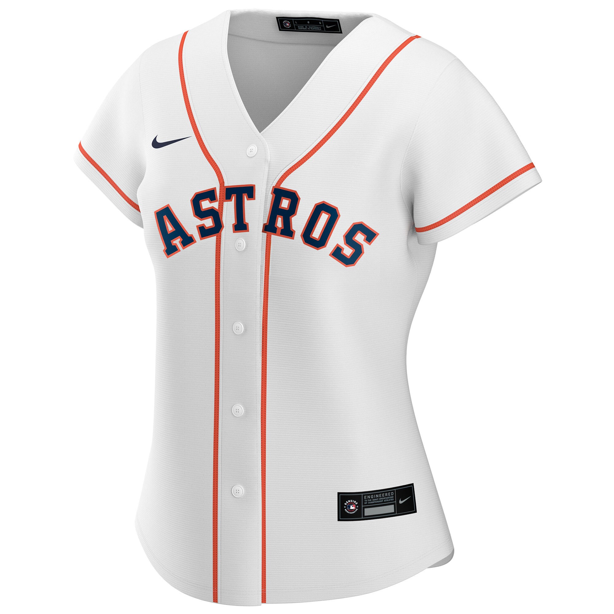 Houston Astros Nike Women’s Home Replica Custom Jersey – White