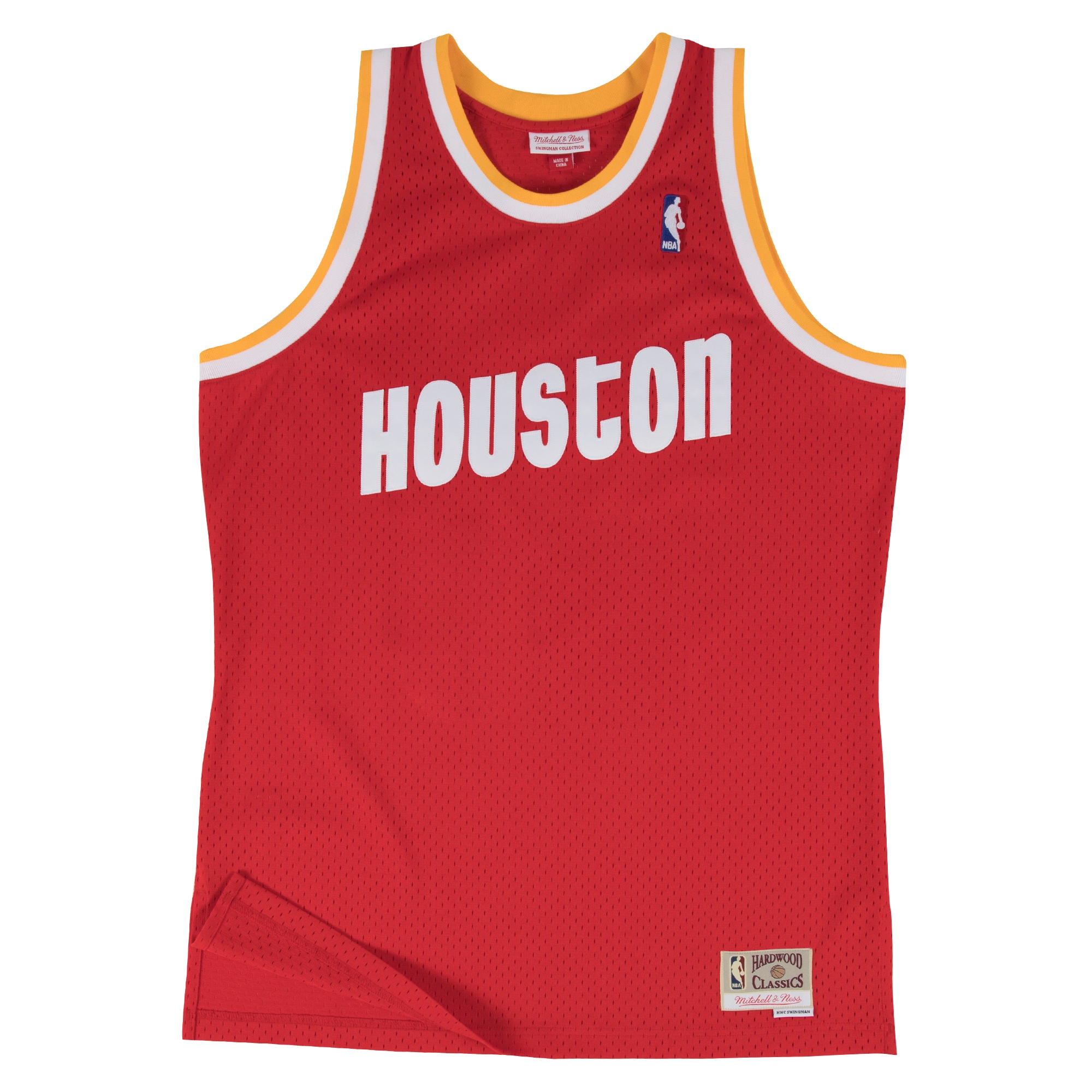 Houston Rockets Mitchell & Ness 1996-97 Hardwood Classics Swingman Jersey – Red Clowdercats