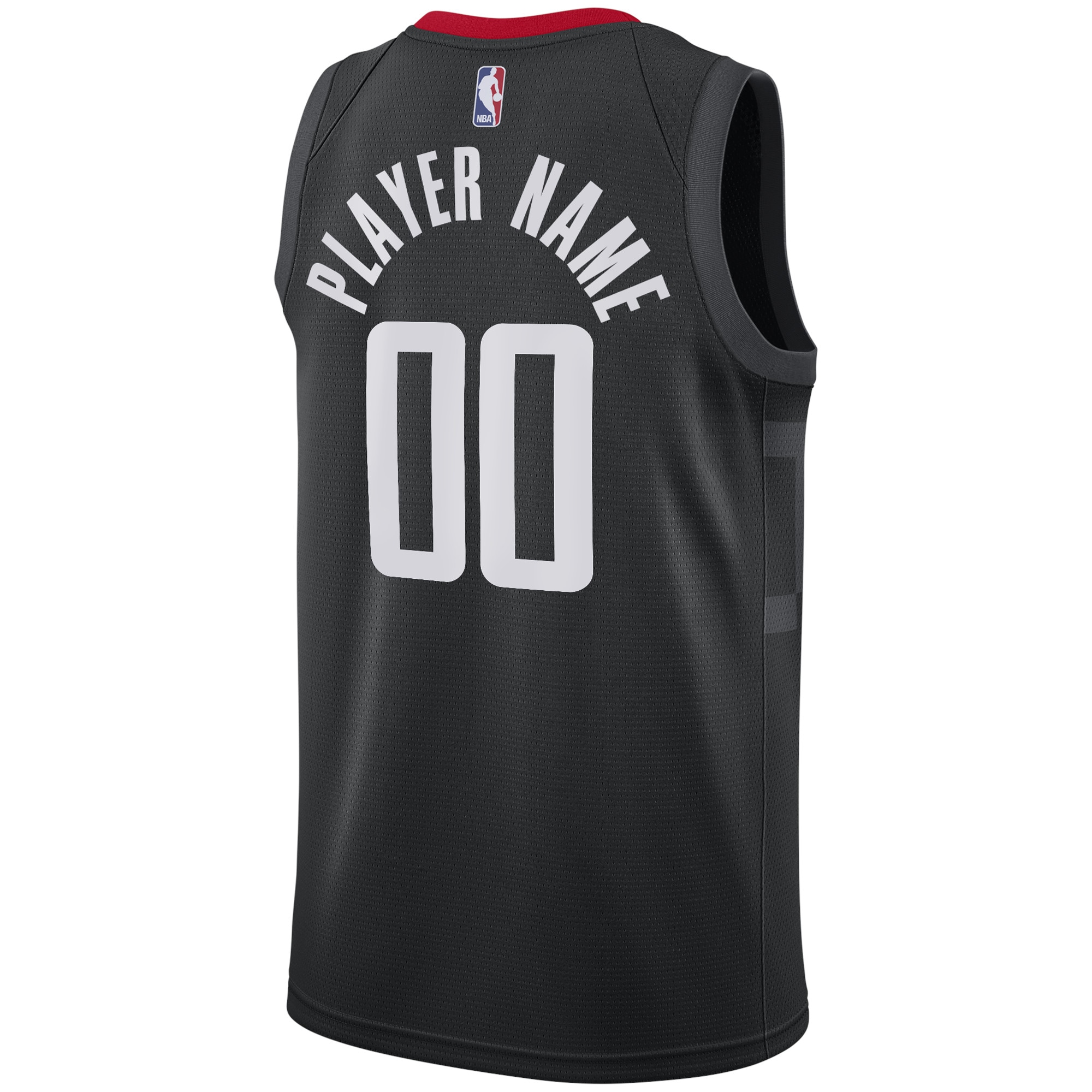 Houston Rockets Nike Swingman Custom Jersey Black – Statement Edition Clowdercats