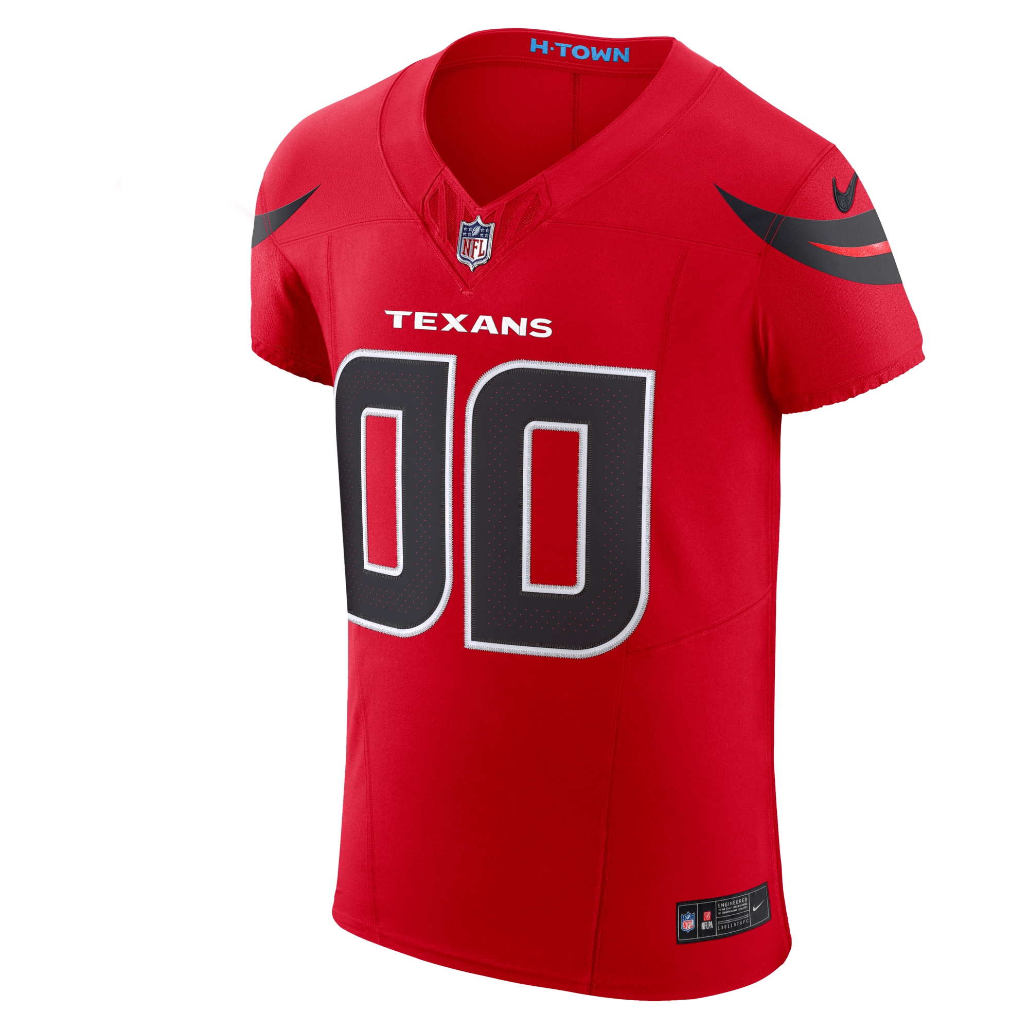Houston Texans Nike Alternate Vapor F.U.S.E. Elite Custom Jersey – Red Clowdercats