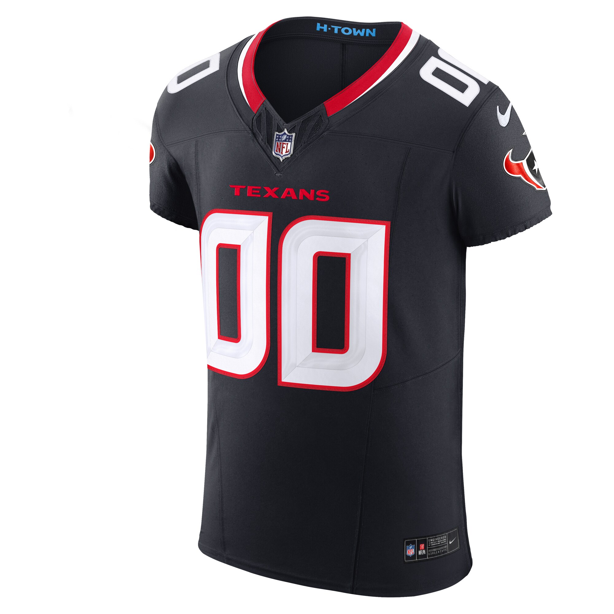 Houston Texans Nike Team Vapor F.U.S.E. Elite Custom Jersey – Navy Clowdercats