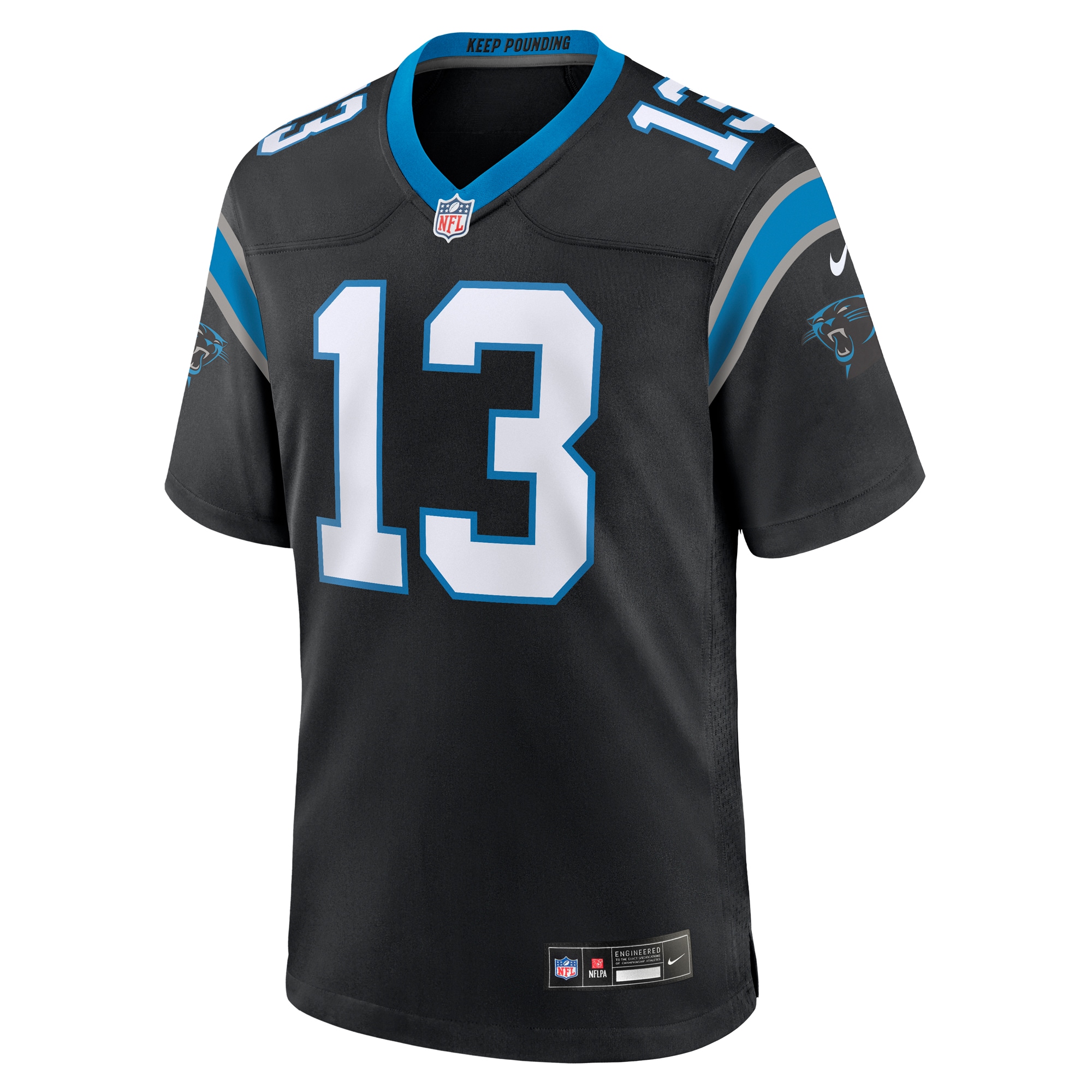Hunter Renfrow Carolina Panthers Nike Team Game Jersey – Black Clowdercats