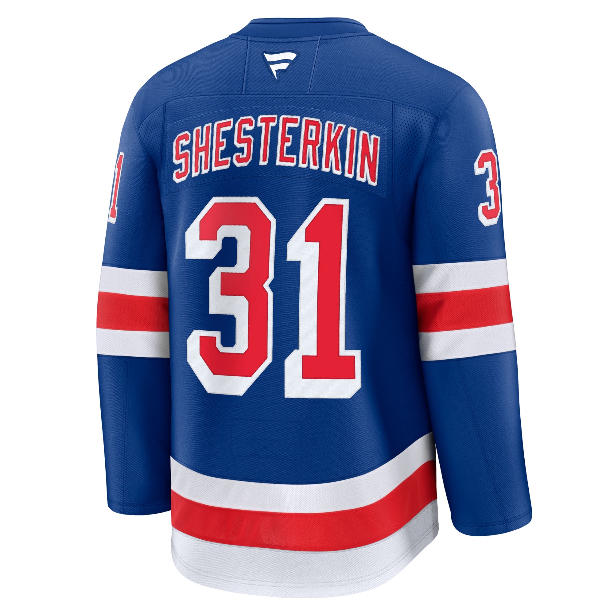 Igor Shesterkin New York Rangers Fanatics Home Premium Jersey – Blue Clowdercats
