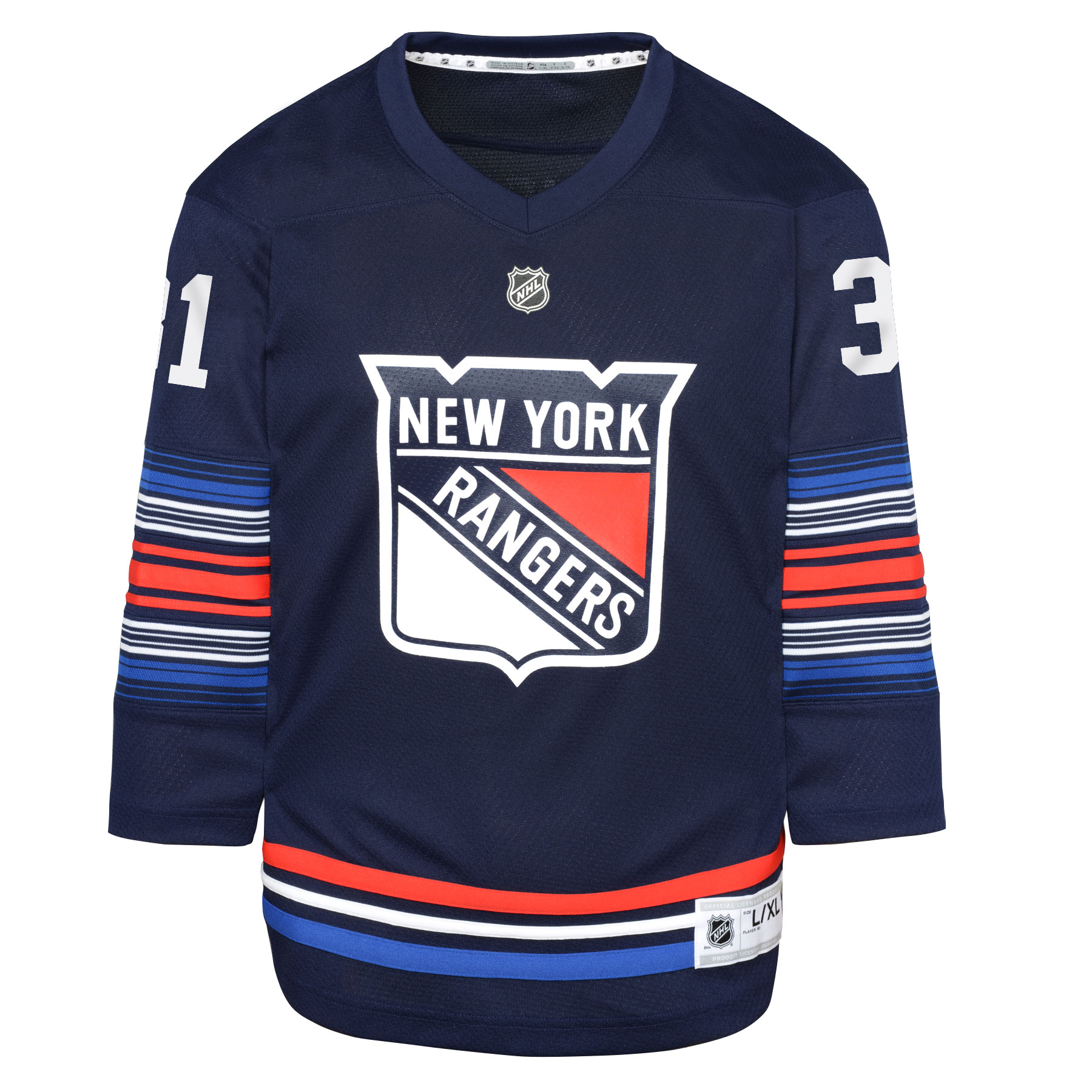 Igor Shesterkin New York Rangers Youth Alternate Replica Player Jersey – Navy Clowdercats