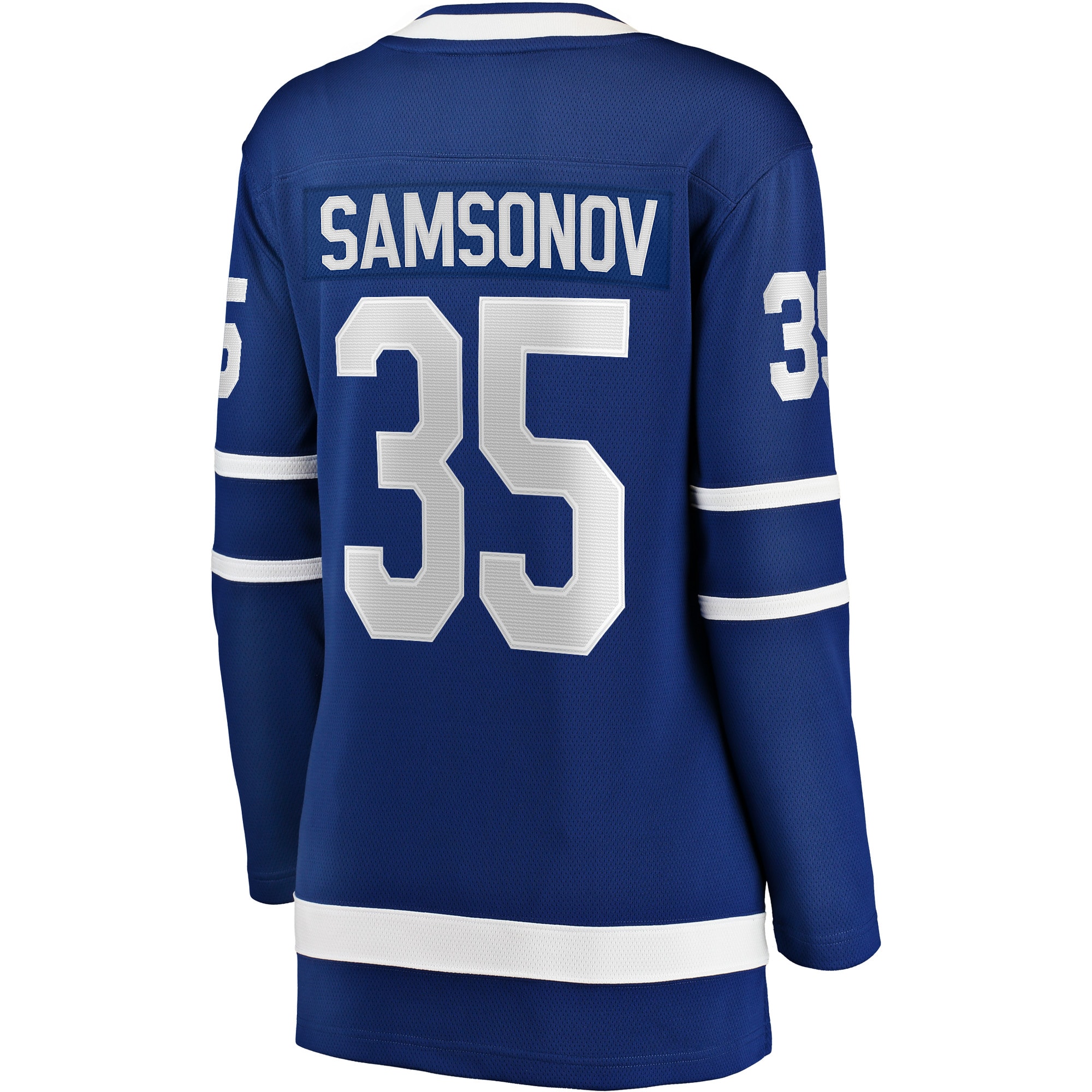 Ilya Samsonov Toronto Maple Leafs Fanatics Women’s Home Breakaway Player Jersey – Blue Clowdercats